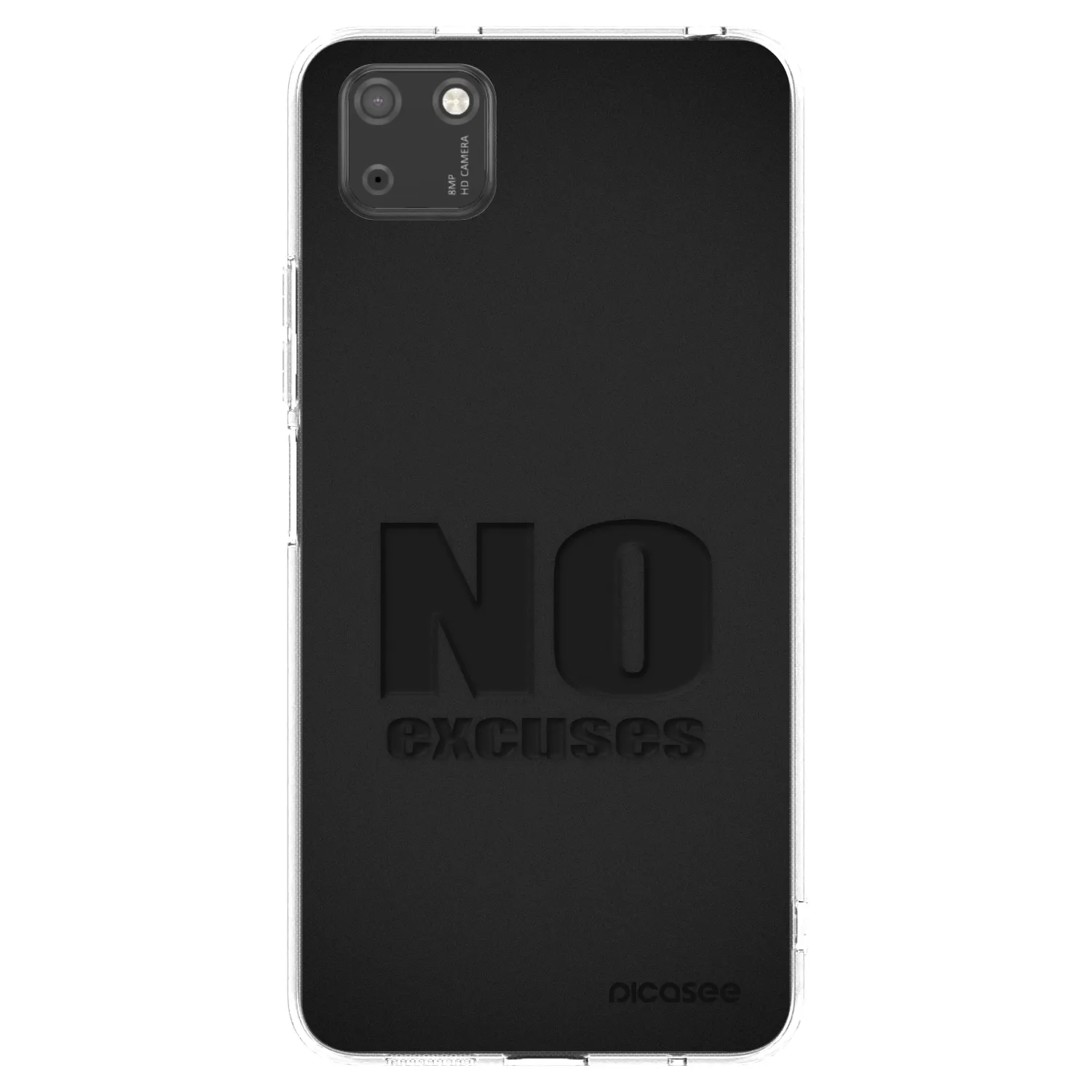 Picasee husă transparentă din silicon pentru Huawei Y5P - No Excuses
