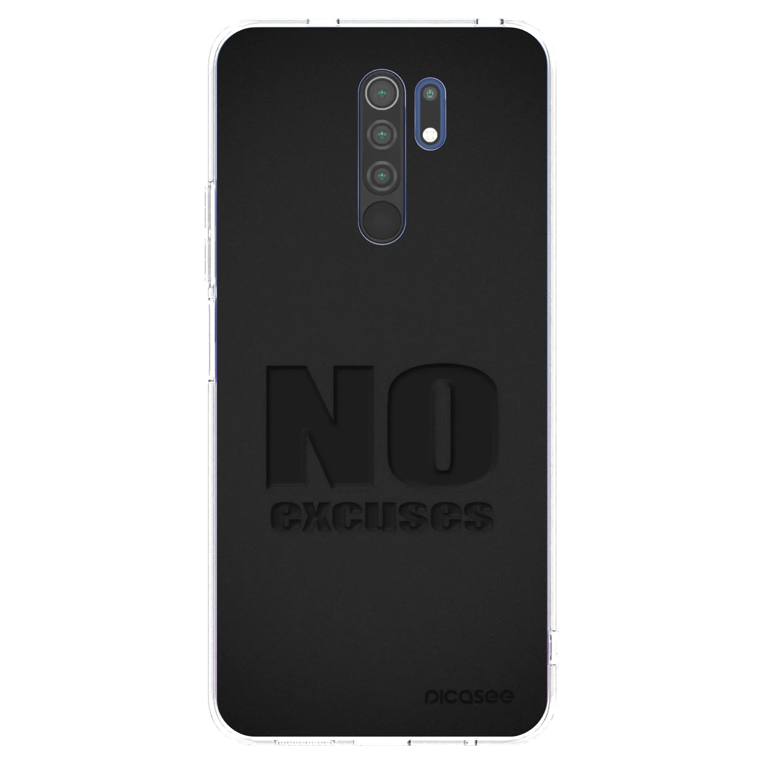 Picasee husă transparentă din silicon pentru Xiaomi Redmi 9 - No Excuses