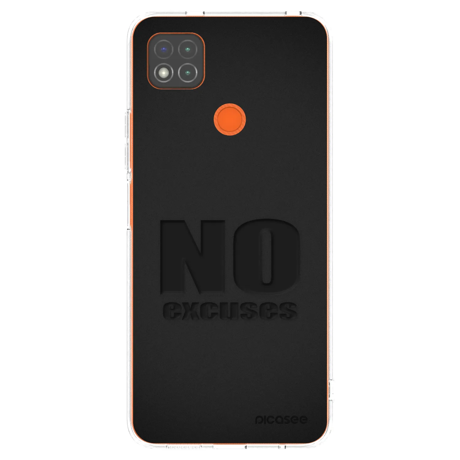 Picasee husă transparentă din silicon pentru Xiaomi Redmi 9C - No Excuses