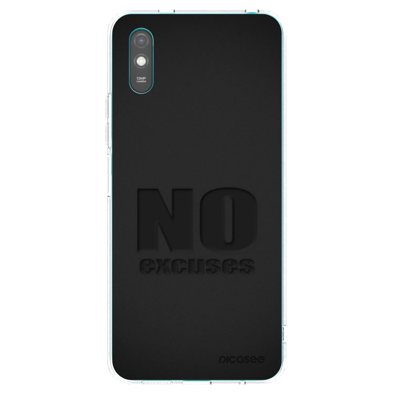 Picasee husă transparentă din silicon pentru Xiaomi Redmi 9A - No Excuses
