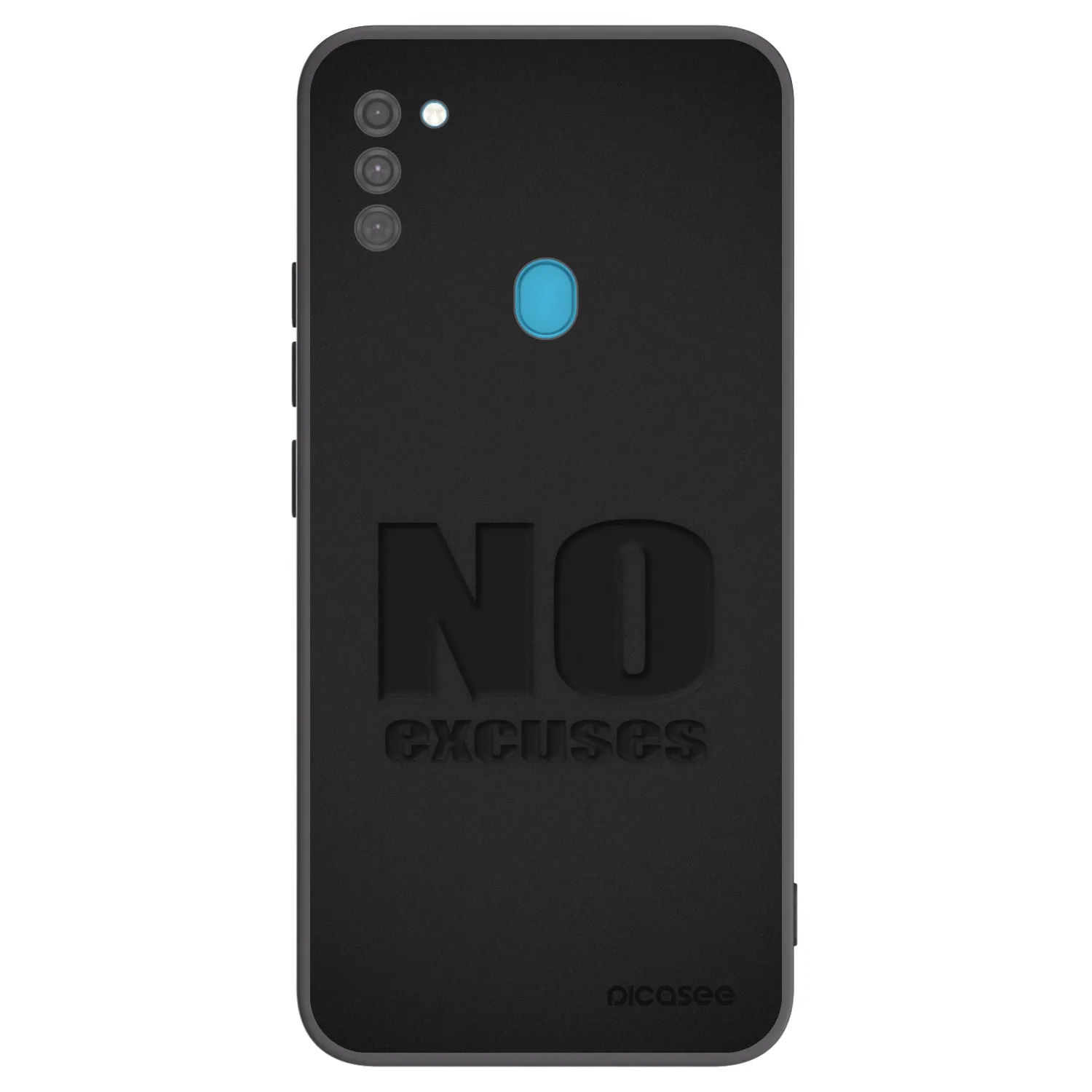 Picasee husă neagră din silicon pentru Samsung Galaxy M11 - No Excuses
