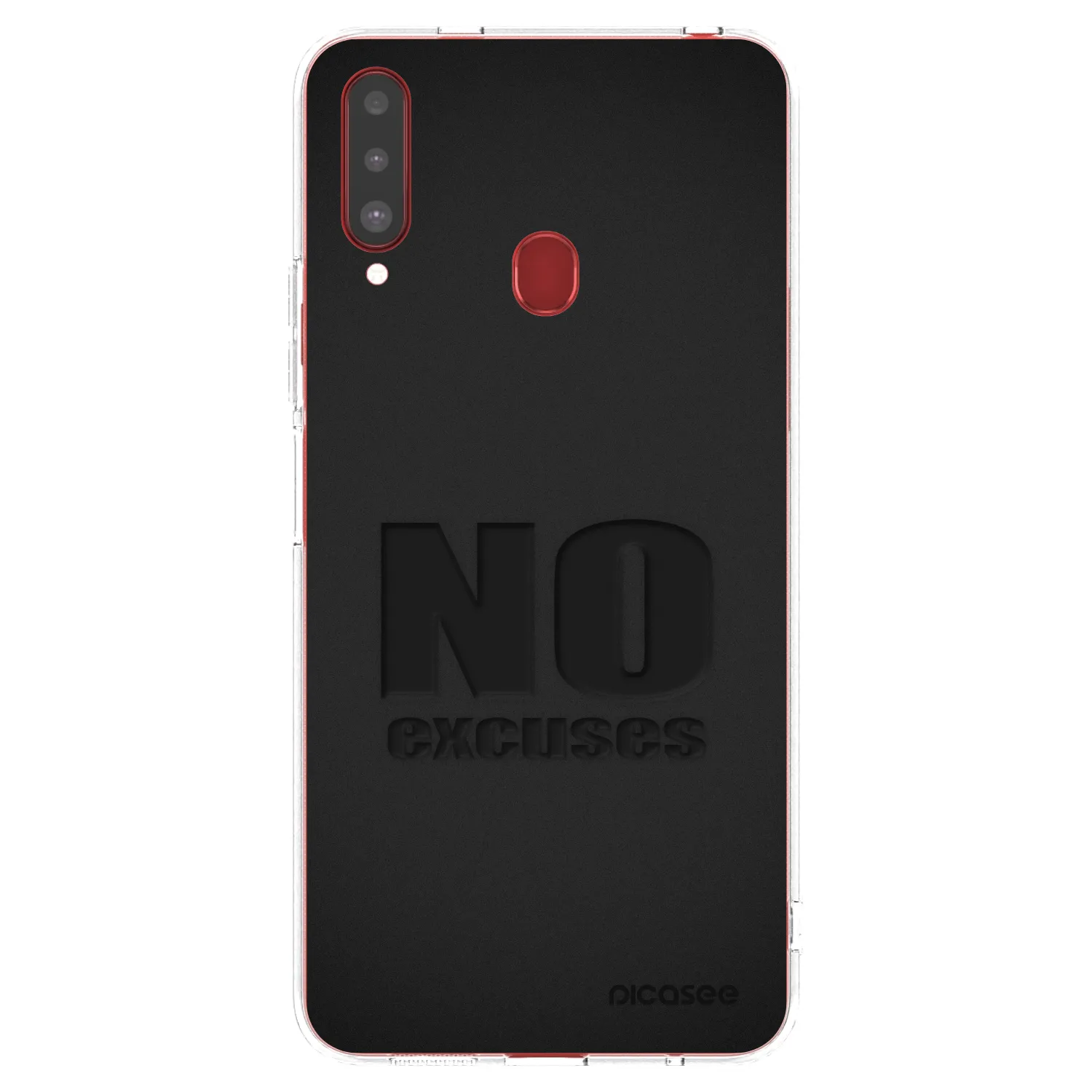 Picasee husă transparentă din silicon pentru Samsung Galaxy A20s - No Excuses