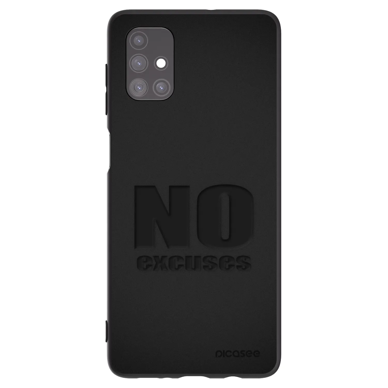 Picasee husă neagră din silicon pentru Samsung Galaxy M51 M515F - No Excuses