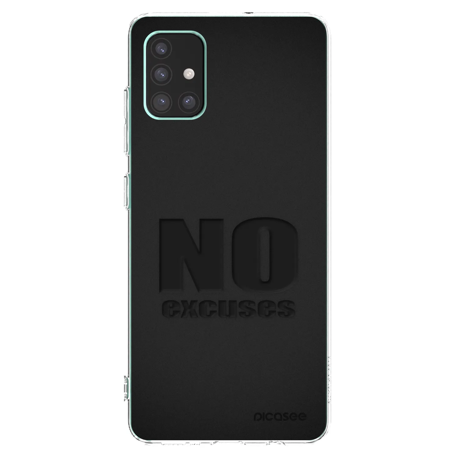 Picasee husă transparentă din silicon pentru Samsung Galaxy M51 M515F - No Excuses