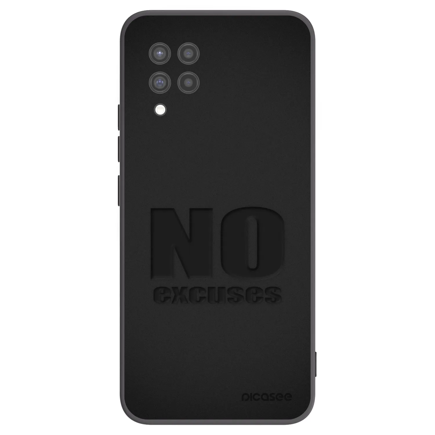 Picasee husă neagră din silicon pentru Samsung Galaxy A42 A426B - No Excuses