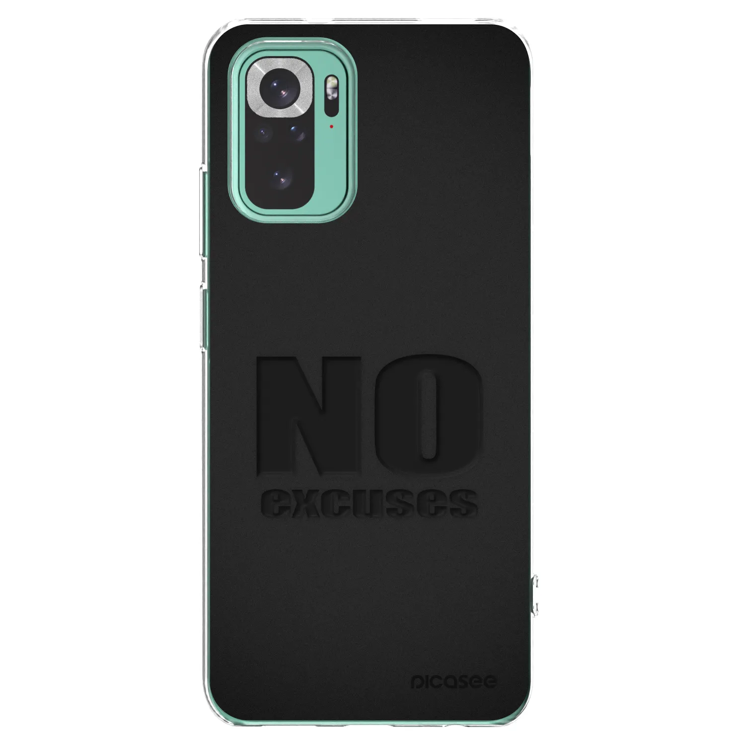 Picasee husă transparentă din silicon pentru Xiaomi Redmi Note 10 Pro - No Excuses