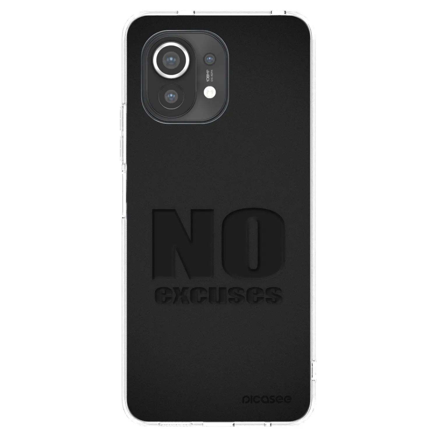 Picasee husă transparentă din silicon pentru Xiaomi Mi 11 - No Excuses