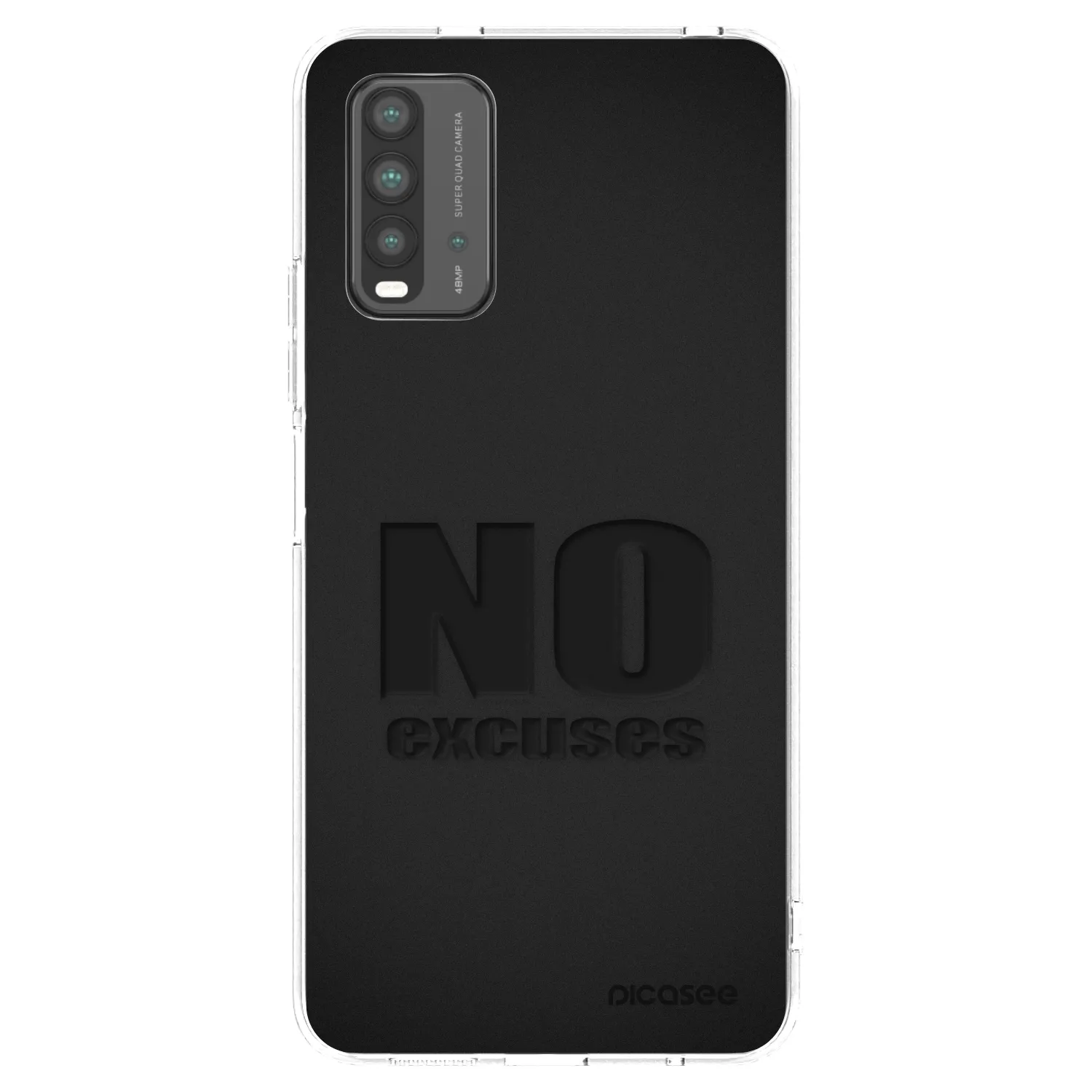 Picasee husă transparentă din silicon pentru Xiaomi Redmi 9T - No Excuses