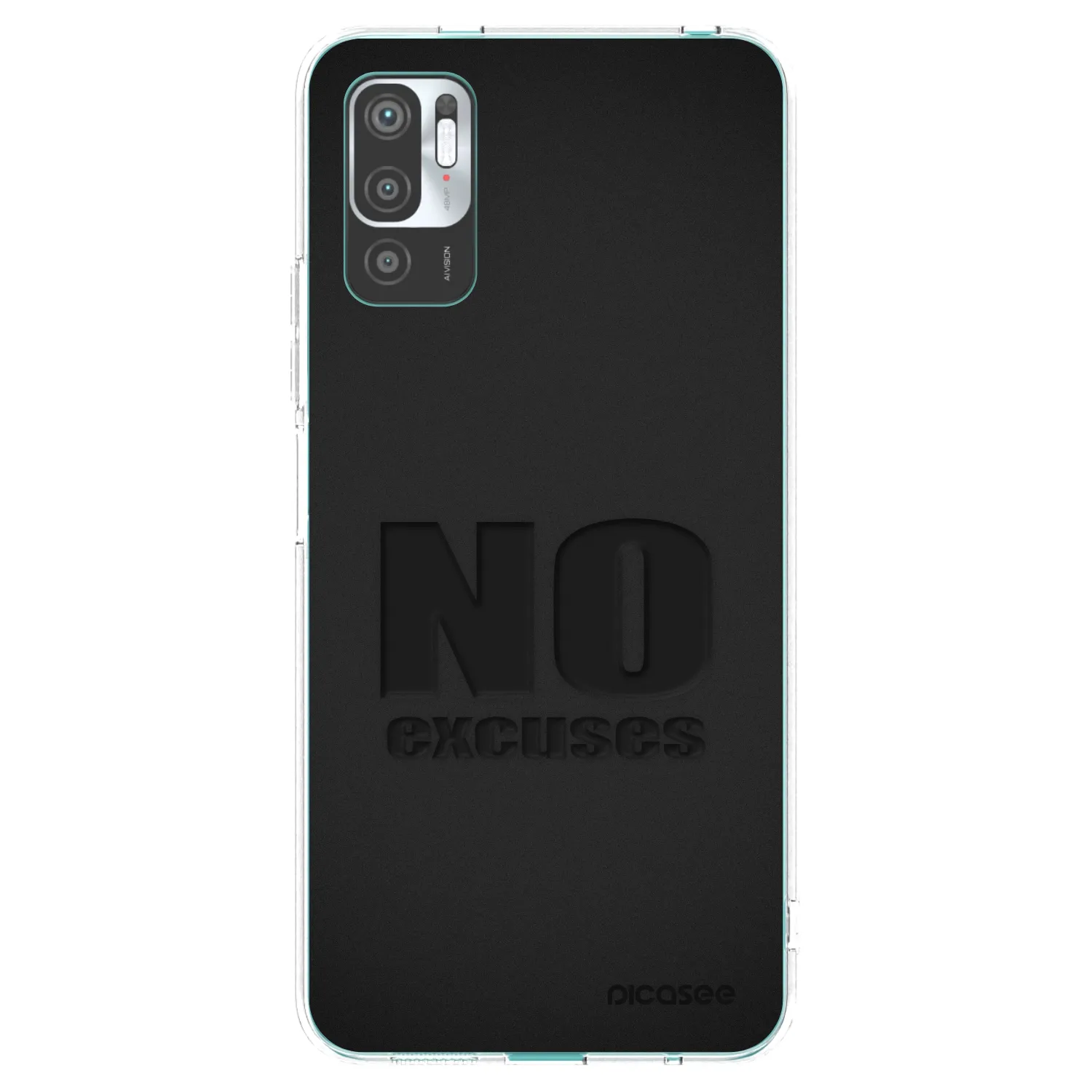 Picasee husă transparentă din silicon pentru Xiaomi Redmi Note 10 5G - No Excuses