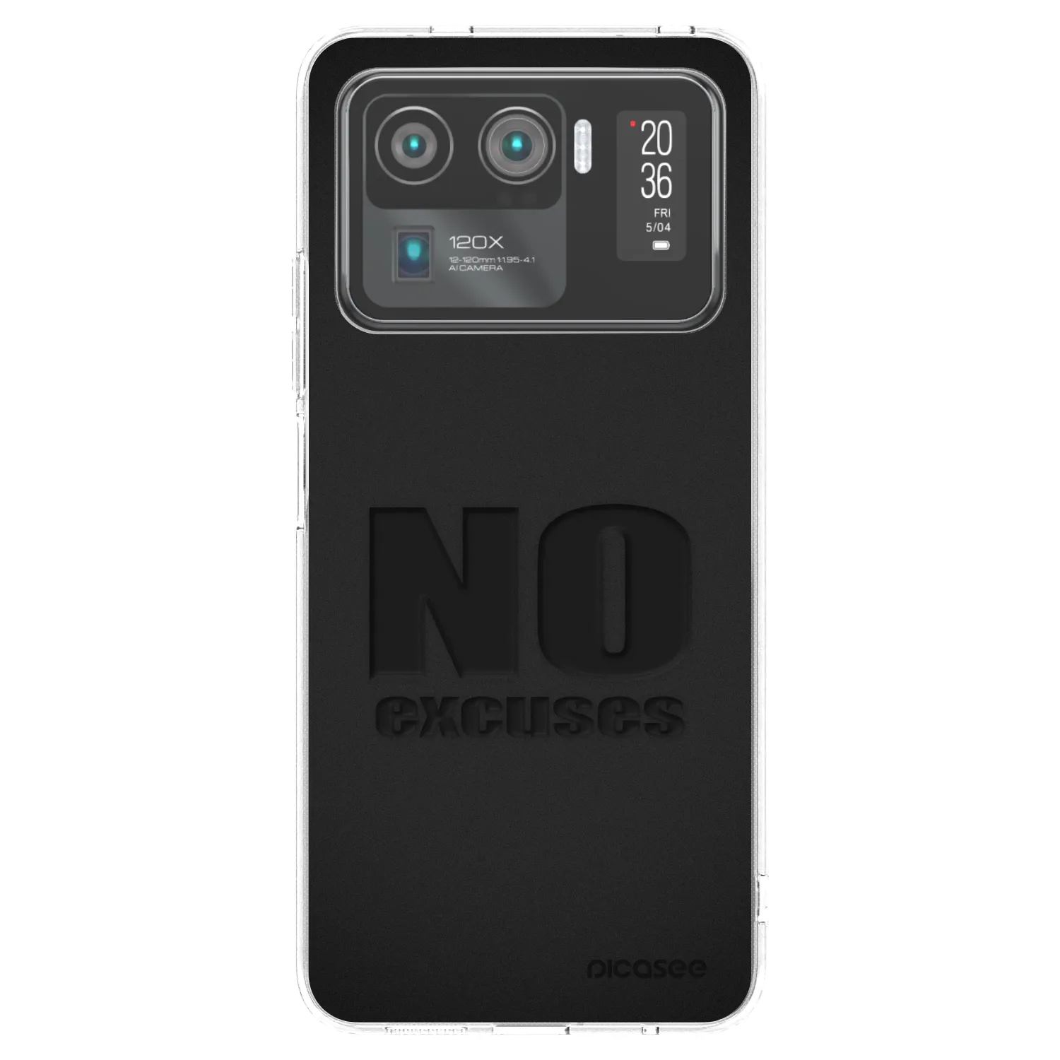 Picasee husă transparentă din silicon pentru Xiaomi Mi 11 Ultra - No Excuses
