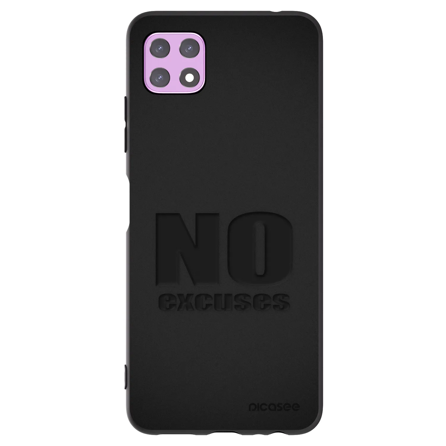 Picasee husă neagră din silicon pentru Samsung Galaxy A22 A226B 5G - No Excuses