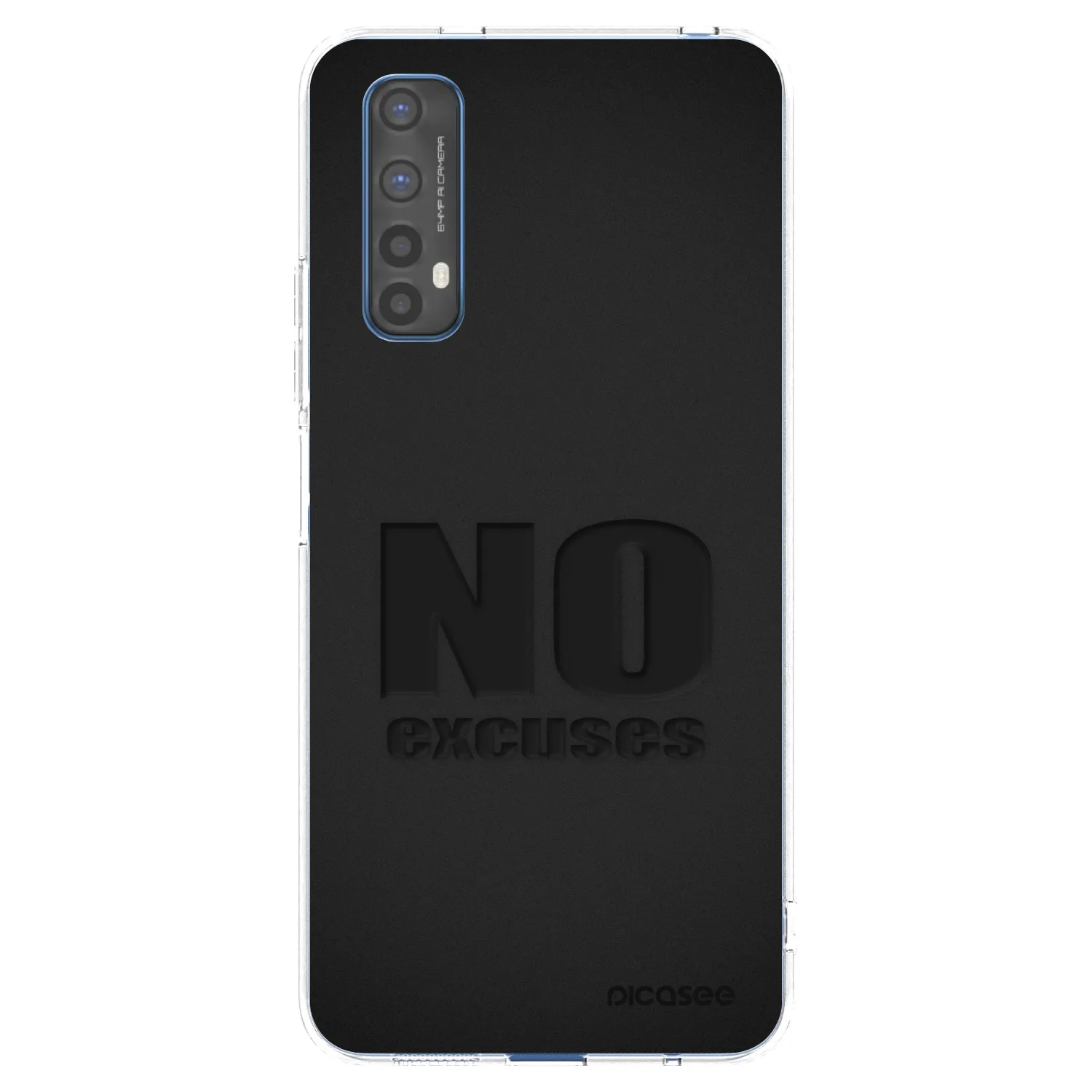 Picasee husă transparentă din silicon pentru Realme 7 - No Excuses