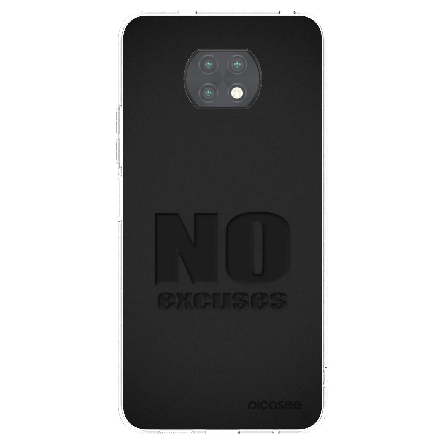 Picasee husă transparentă din silicon pentru Xiaomi Redmi Note 9T - No Excuses