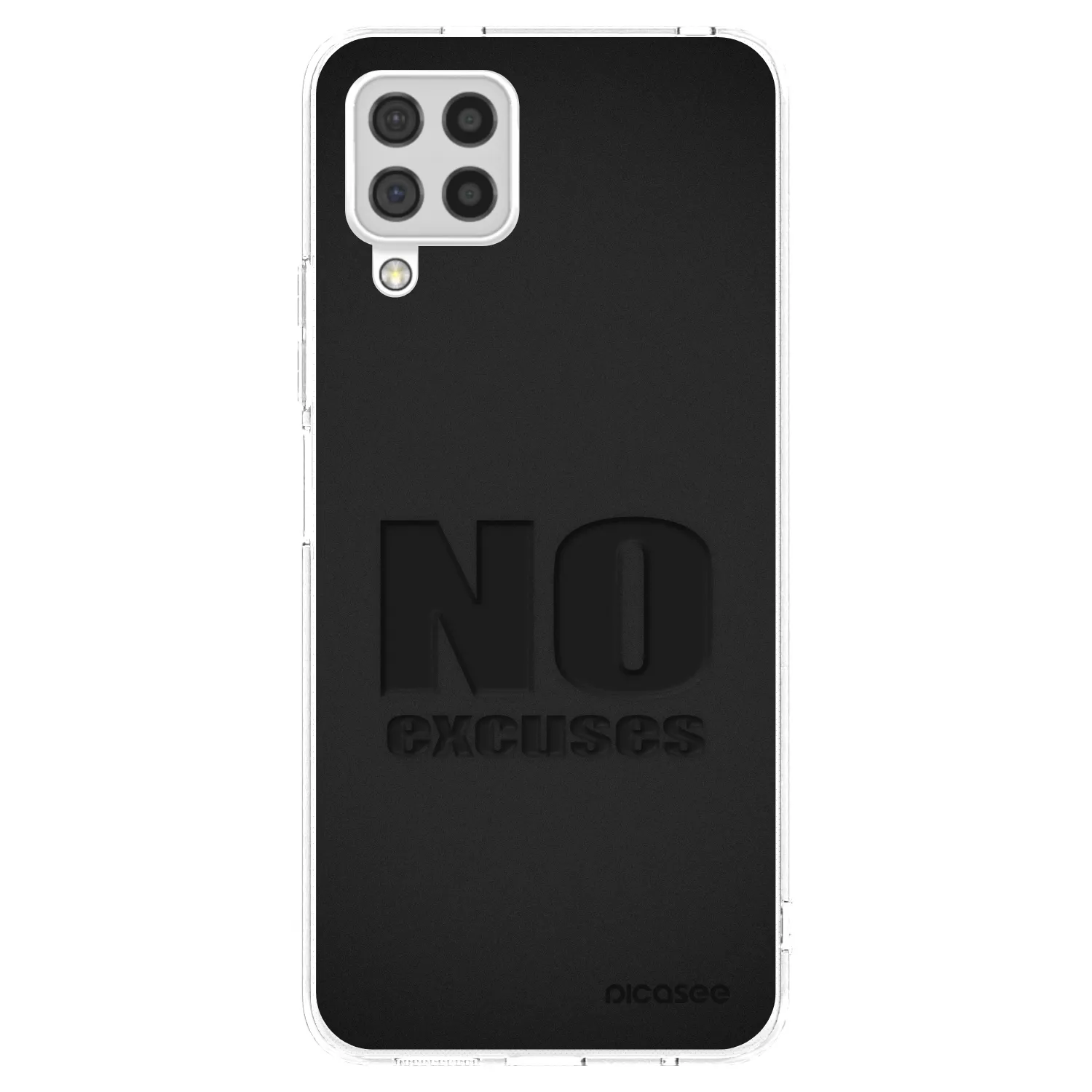 Picasee husă transparentă din silicon pentru Samsung Galaxy A22 A225F 4G - No Excuses