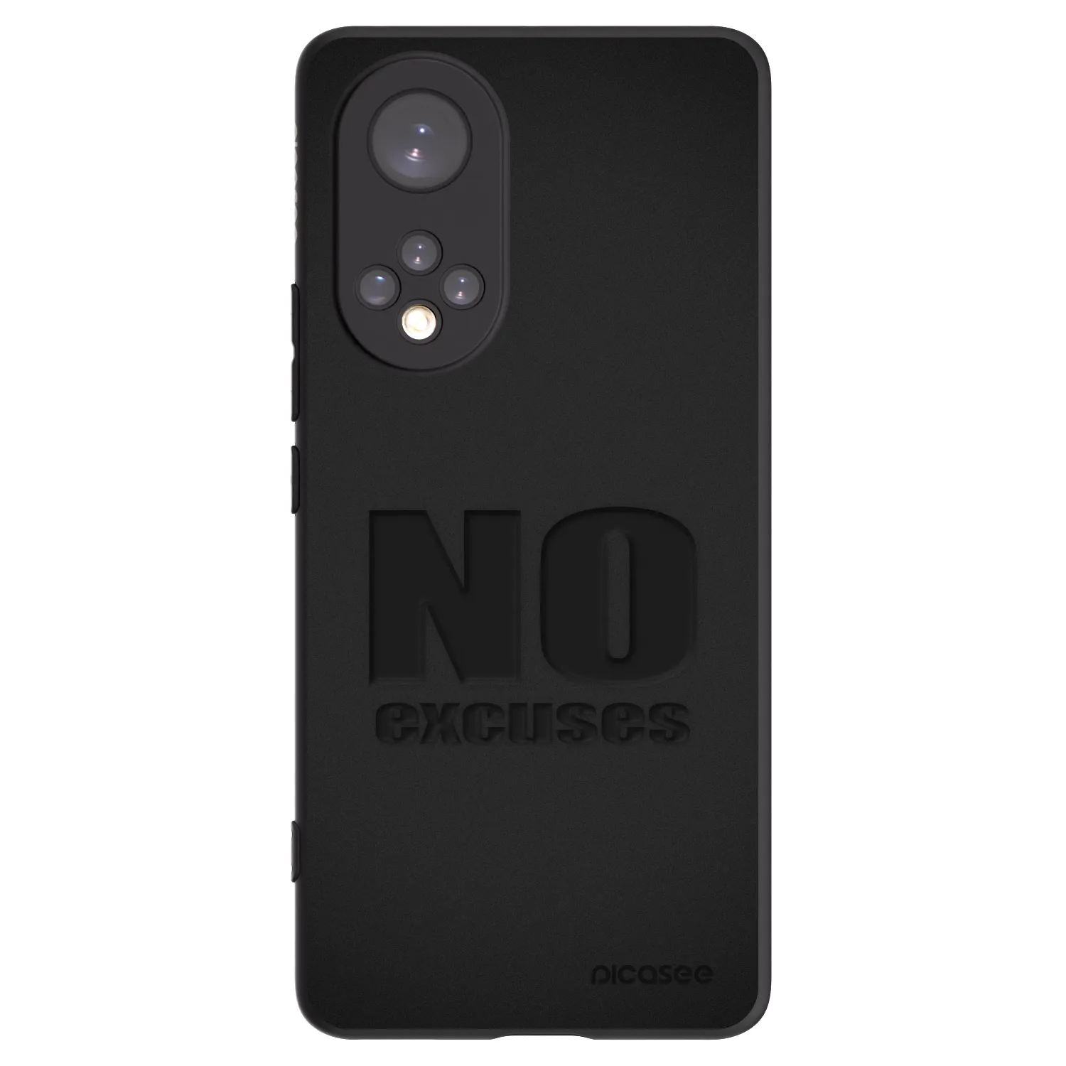 Picasee husă neagră din silicon pentru Huawei Nova 9 - No Excuses