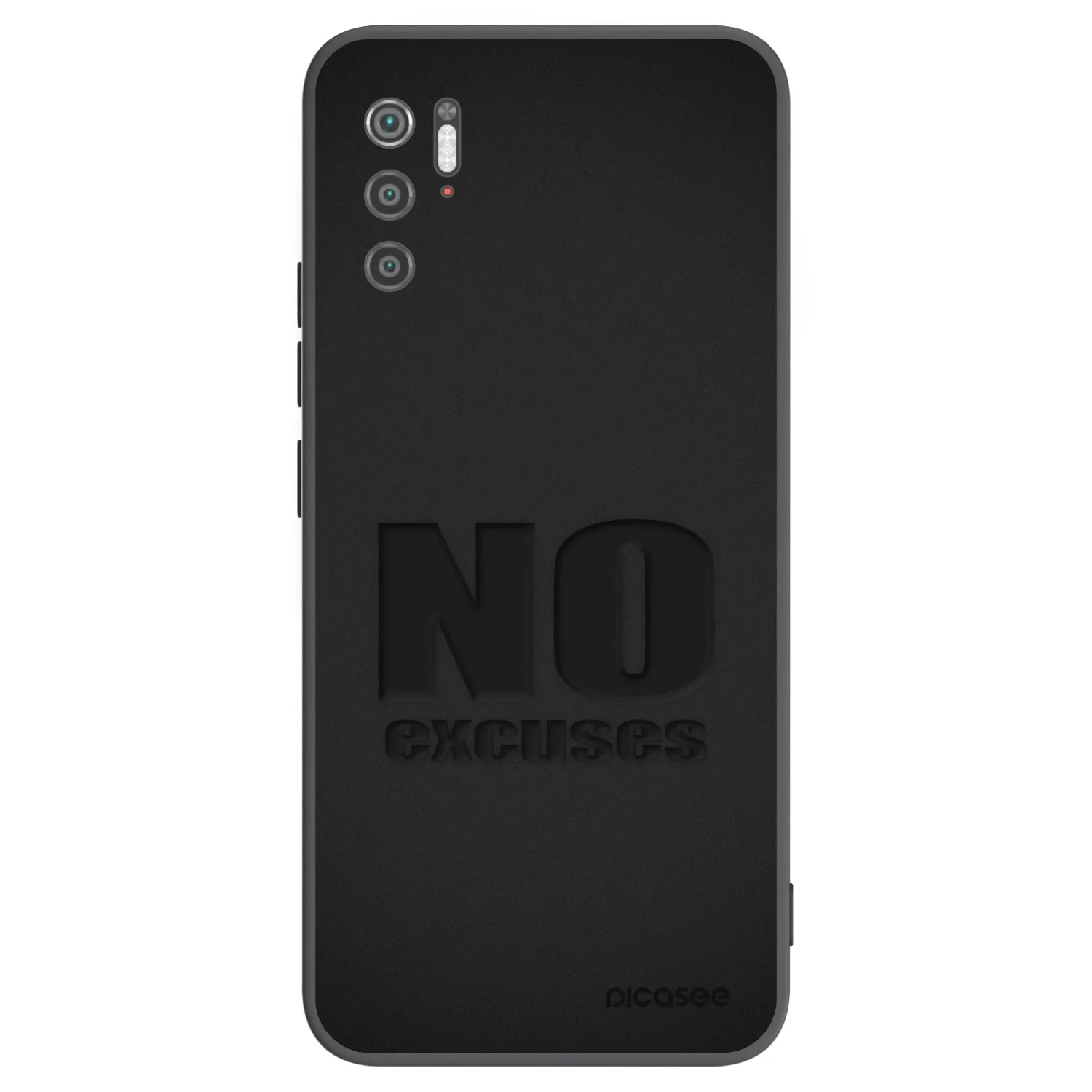 Picasee husă neagră din silicon pentru Xiaomi Poco M3 Pro 5G - No Excuses