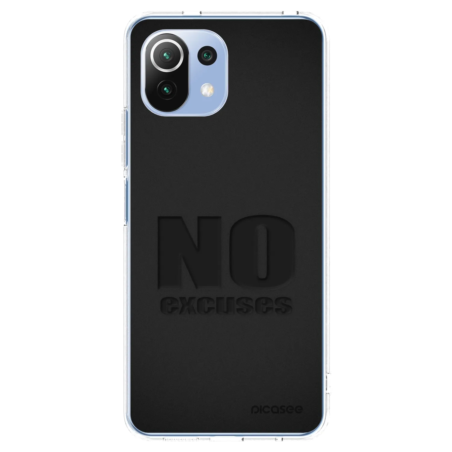 Picasee husă transparentă din silicon pentru Xiaomi 11 Lite 5G NE - No Excuses