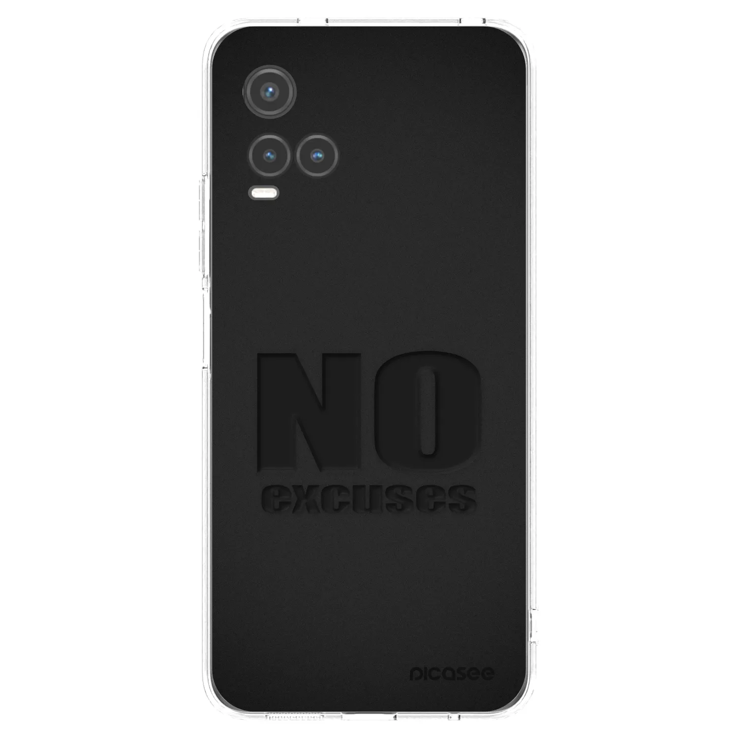 Picasee husă transparentă din silicon pentru Vivo Y33s - No Excuses