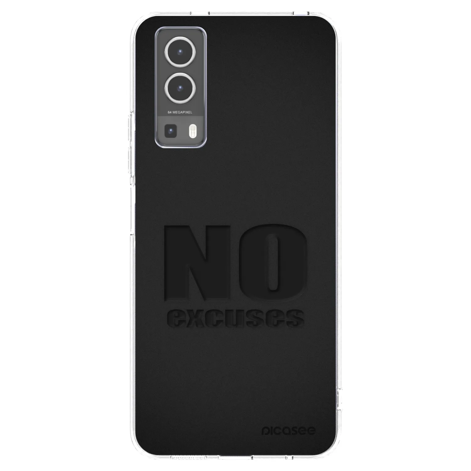 Picasee husă transparentă din silicon pentru Vivo Y72 5G - No Excuses