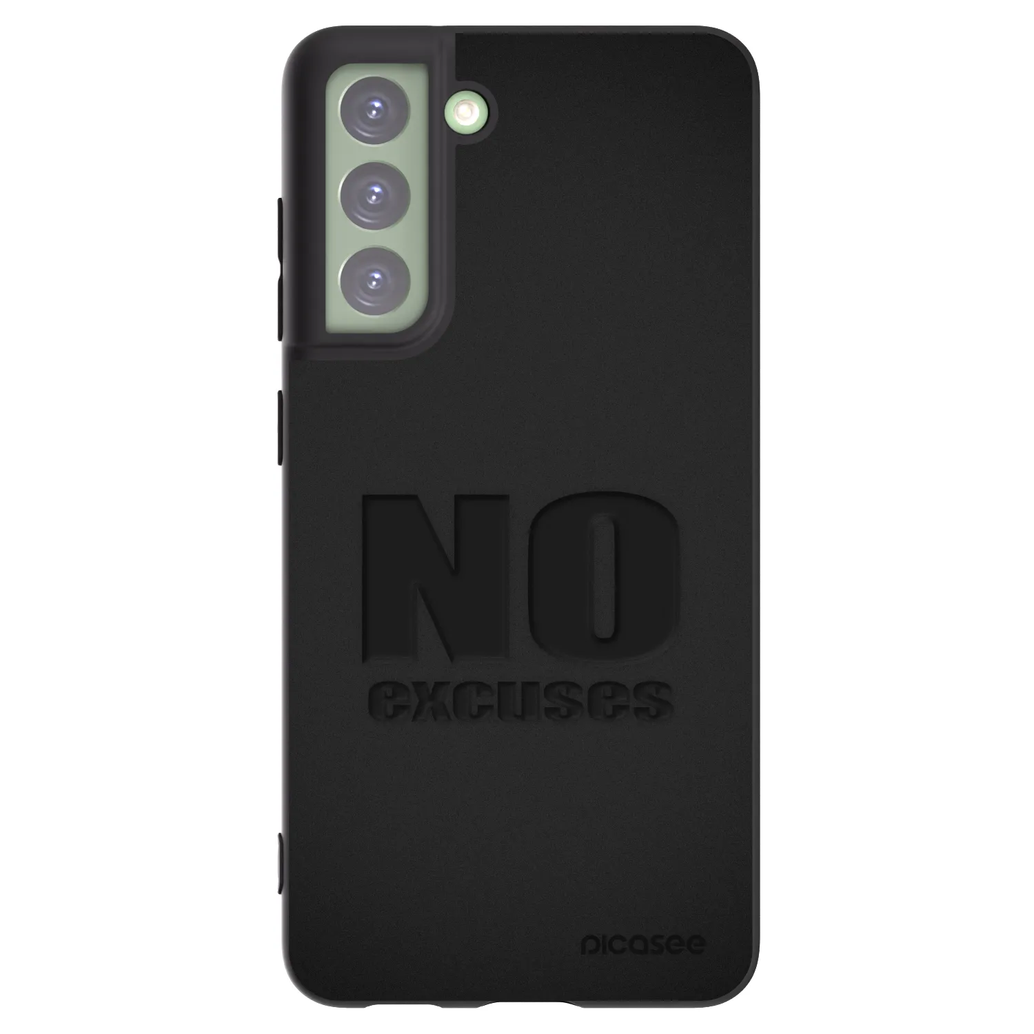 Picasee husă neagră din silicon pentru Samsung Galaxy S21 FE 5G - No Excuses