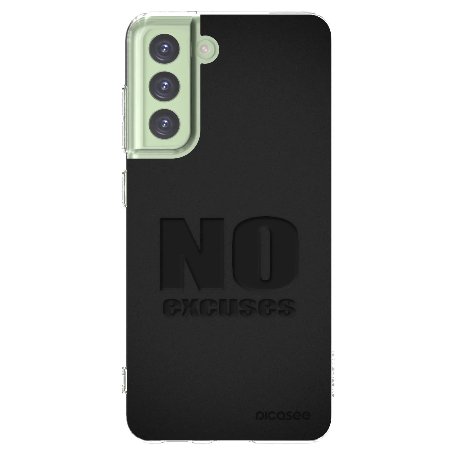 Picasee husă transparentă din silicon pentru Samsung Galaxy S21 FE 5G - No Excuses