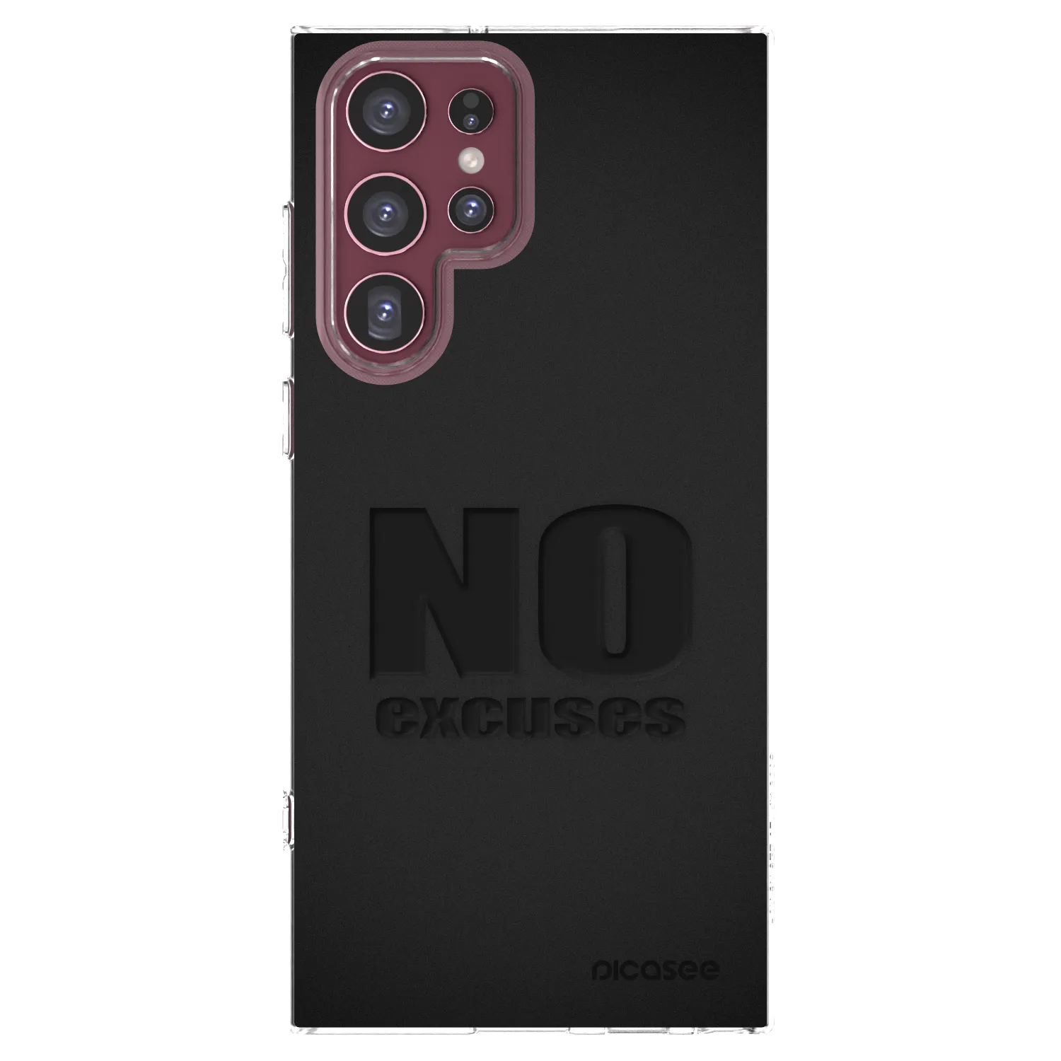 Picasee husă transparentă din silicon pentru Samsung Galaxy S22 Ultra 5G - No Excuses