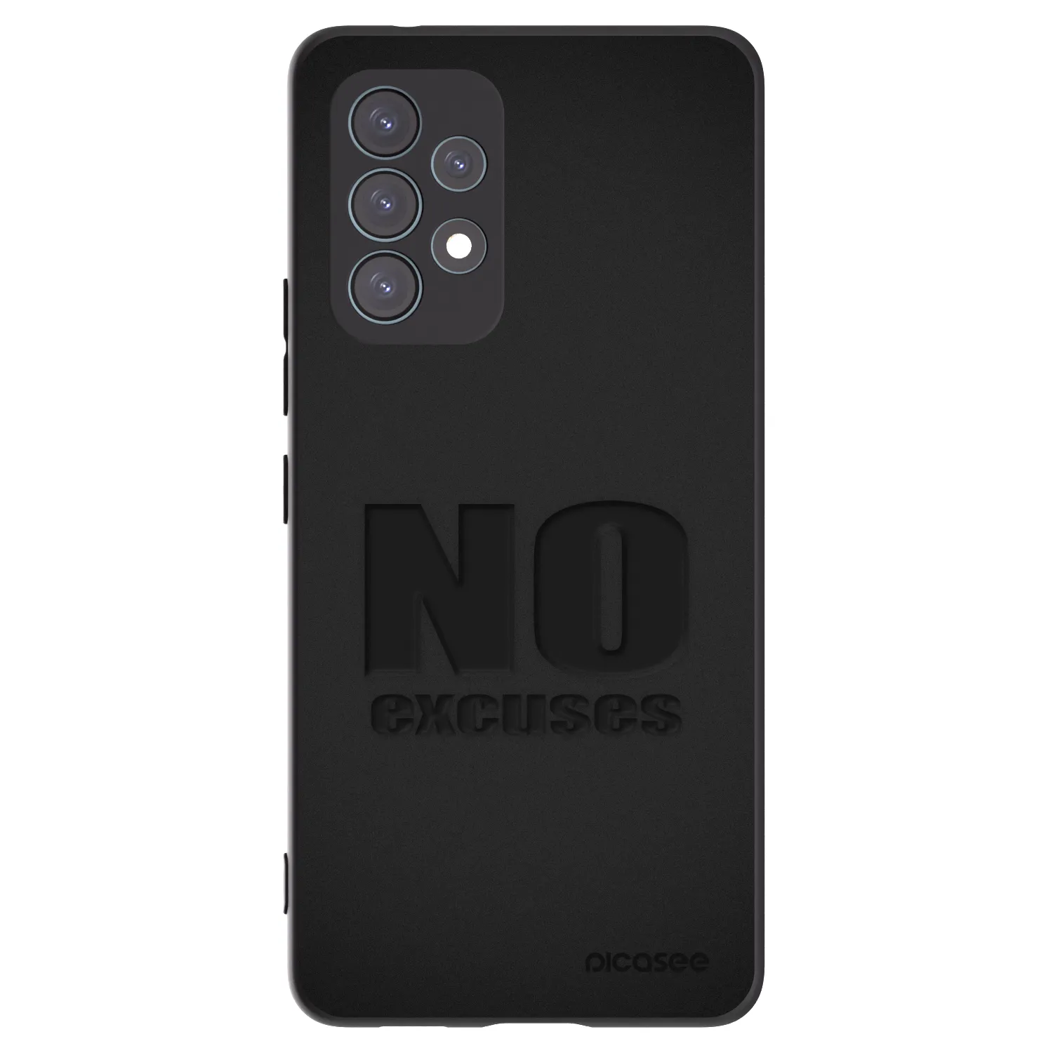 Picasee husă neagră din silicon pentru Samsung Galaxy A53 5G A536 - No Excuses