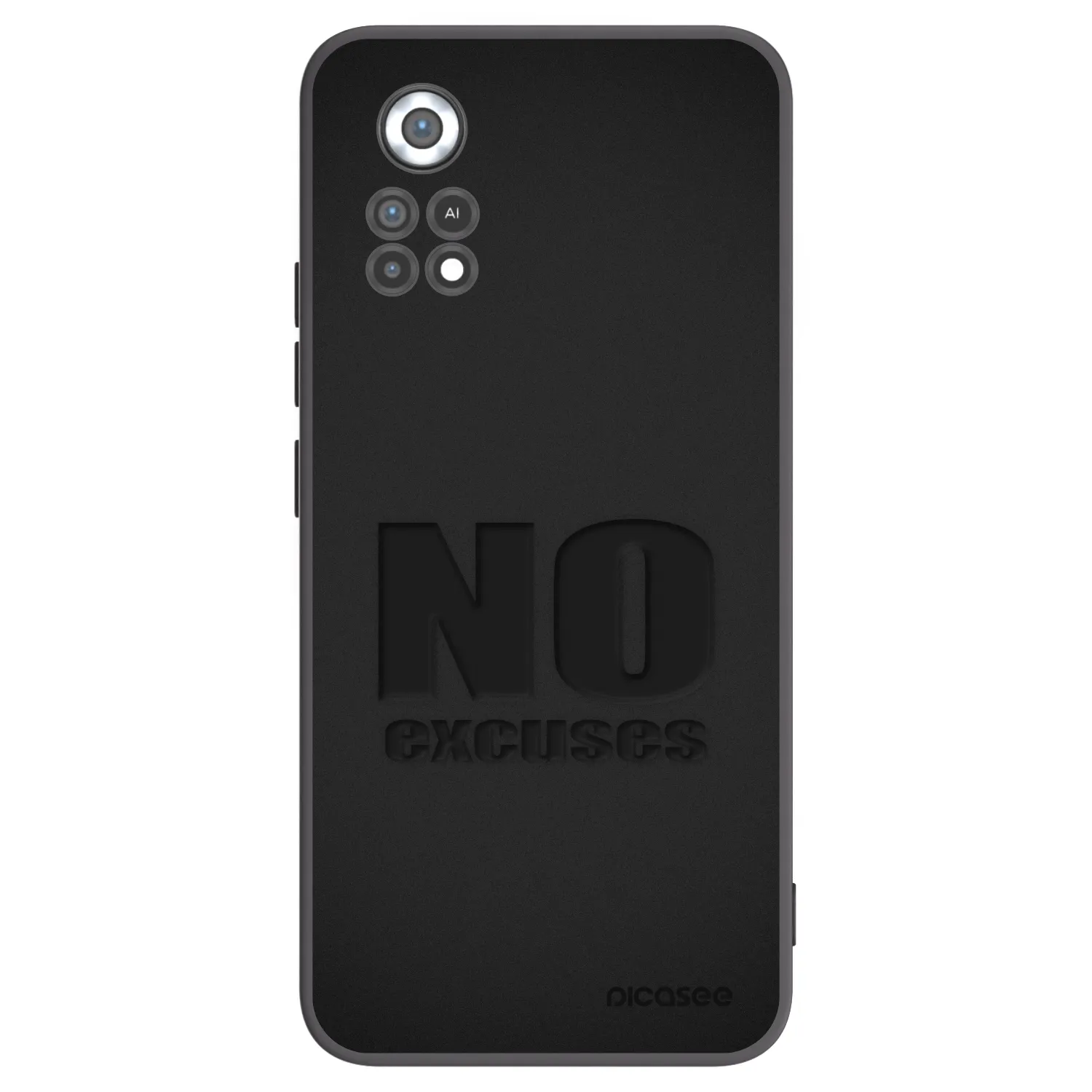 Picasee husă neagră din silicon pentru Xiaomi Poco X4 Pro 5G - No Excuses