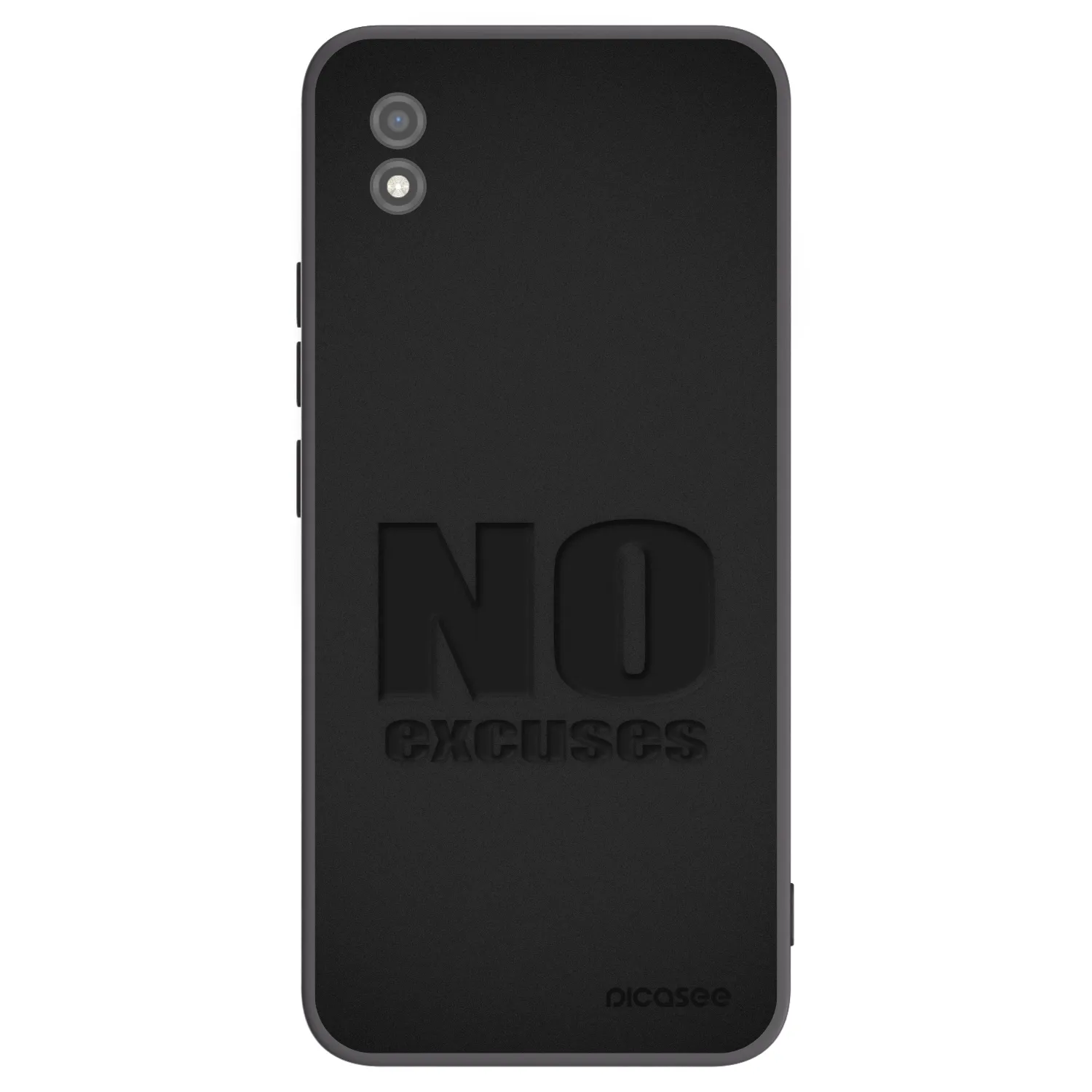Picasee husă neagră din silicon pentru Realme C11 (2021) - No Excuses