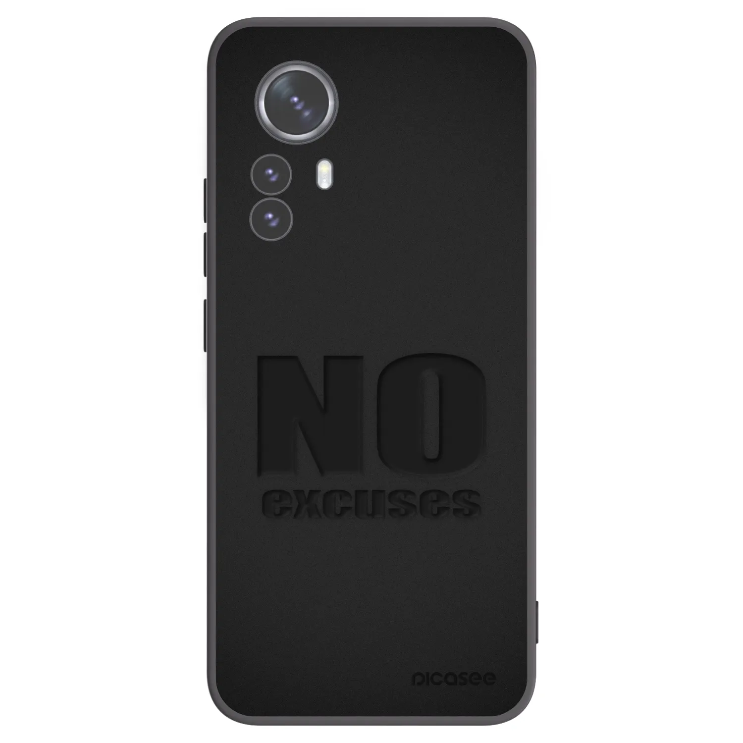 Picasee husă neagră din silicon pentru Xiaomi 12 Pro - No Excuses