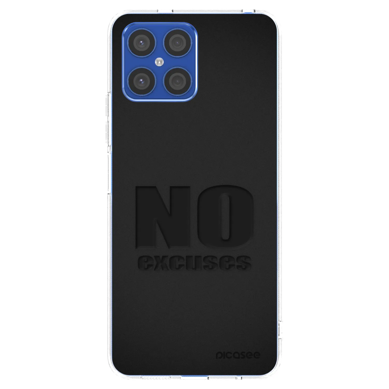 Picasee husă transparentă din silicon pentru Honor X8 4G - No Excuses