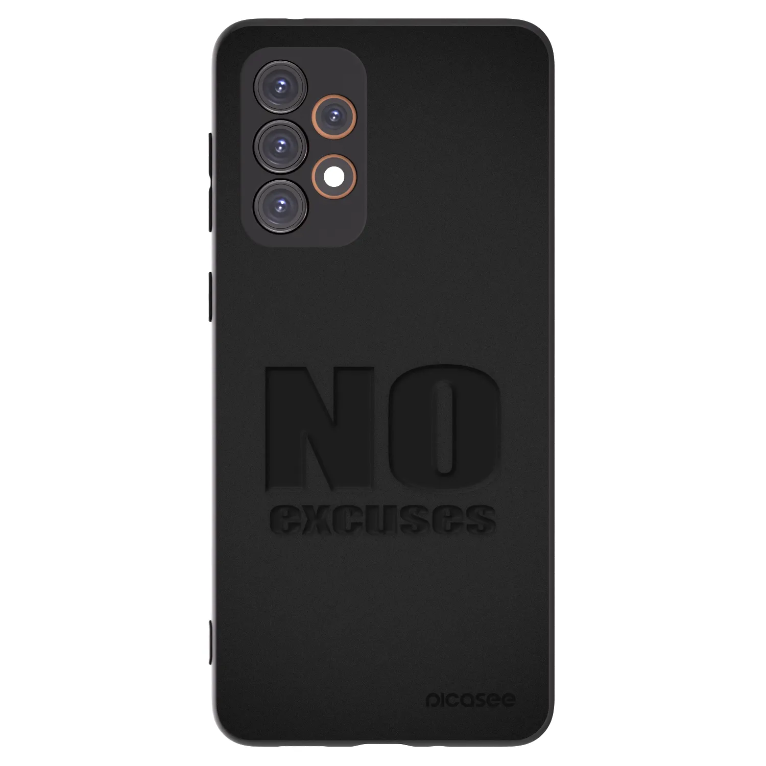 Picasee husă neagră din silicon pentru Samsung Galaxy A33 5G A336 - No Excuses