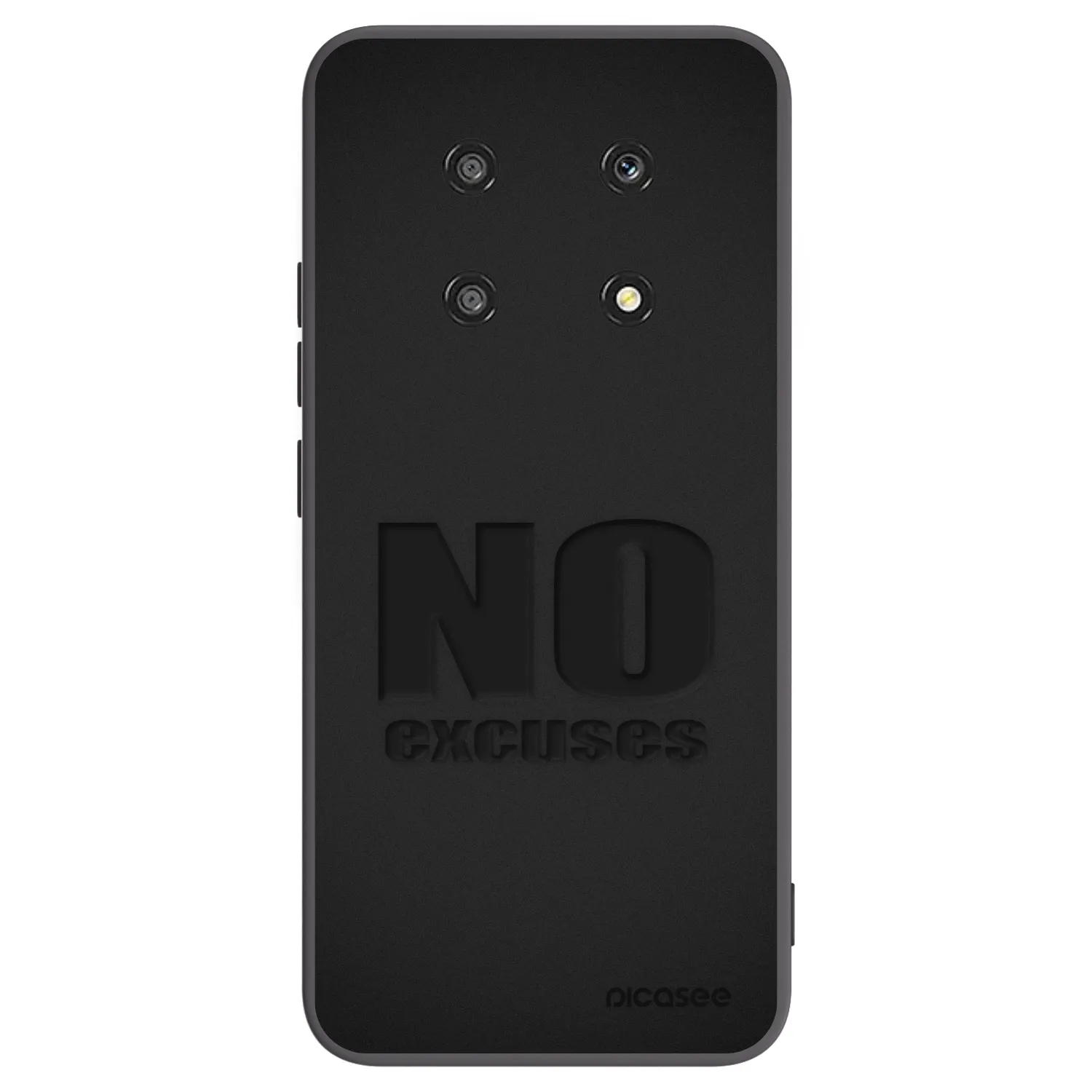 Picasee husă neagră din silicon pentru Honor Magic4 Lite 5G - No Excuses