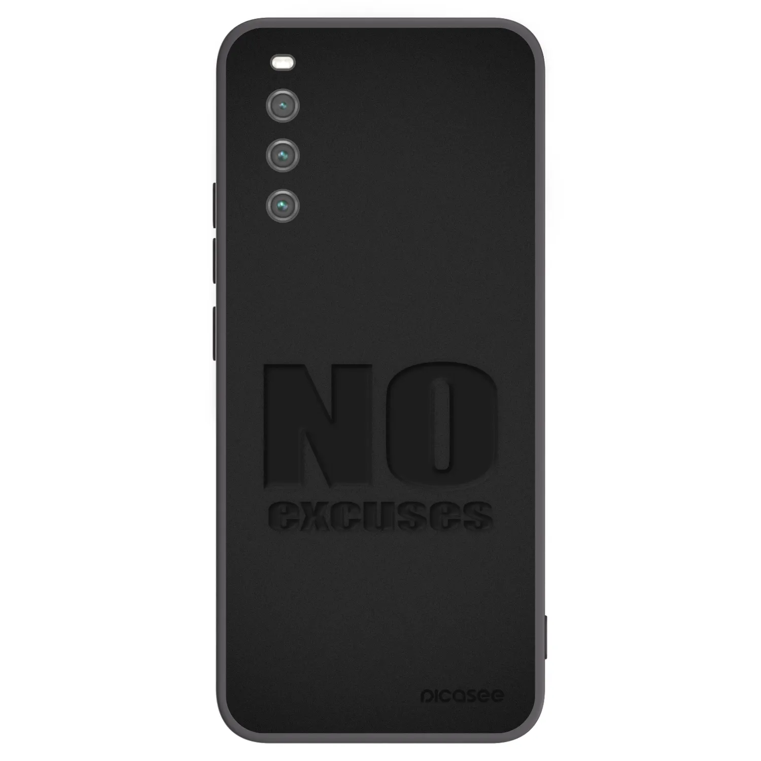 Picasee husă neagră din silicon pentru Sony Xperia 10 IV 5G - No Excuses