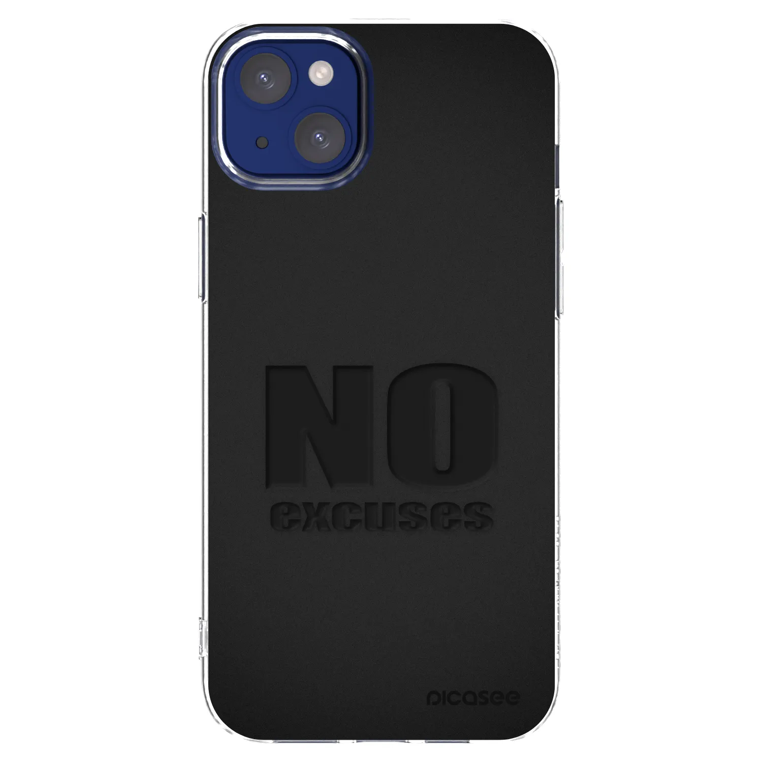 Picasee husă transparentă din silicon pentru Apple iPhone 14 Plus - No Excuses