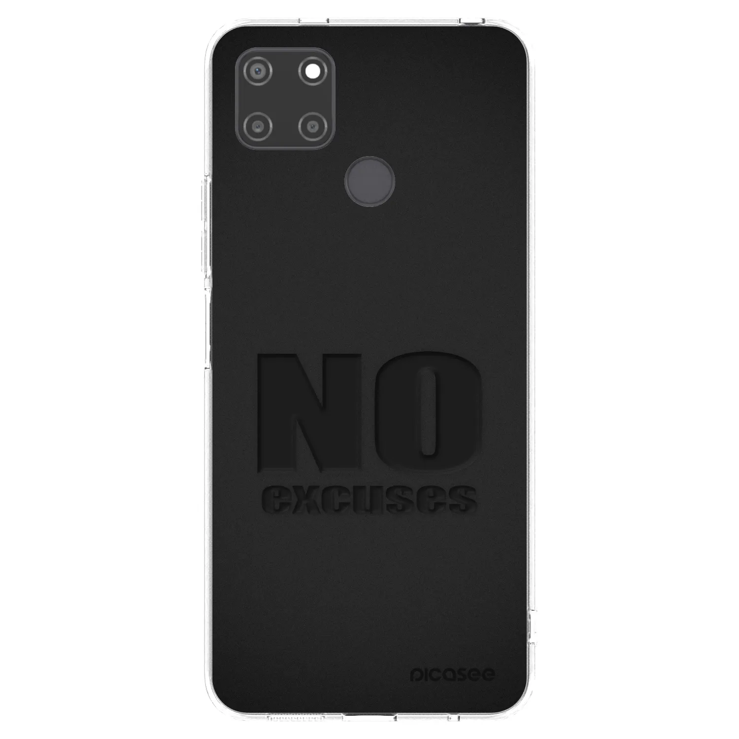 Picasee husă transparentă din silicon pentru Realme C21Y - No Excuses