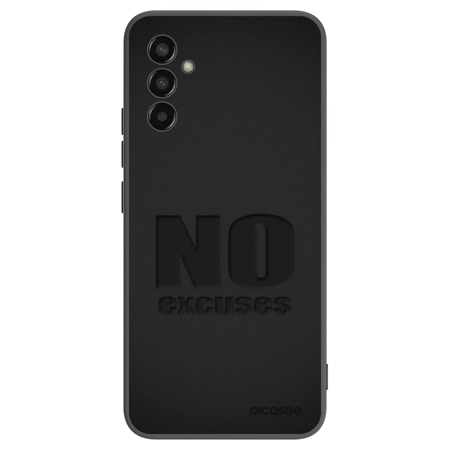 Picasee husă neagră din silicon pentru Samsung Galaxy M13 M135F - No Excuses