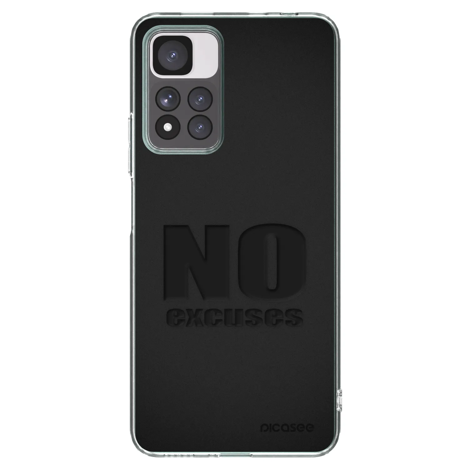 Picasee husă transparentă din silicon pentru Xiaomi Redmi Note 11 Pro+ 5G - No Excuses