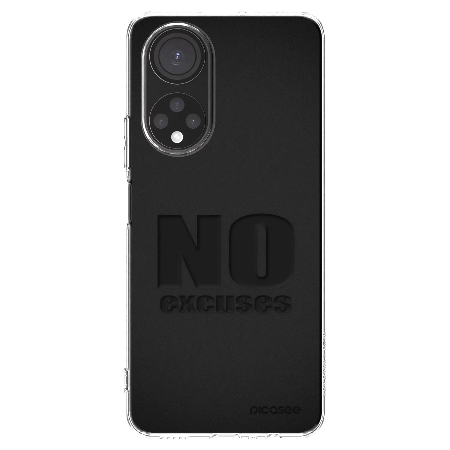 Picasee husă transparentă din silicon pentru Honor X7 - No Excuses
