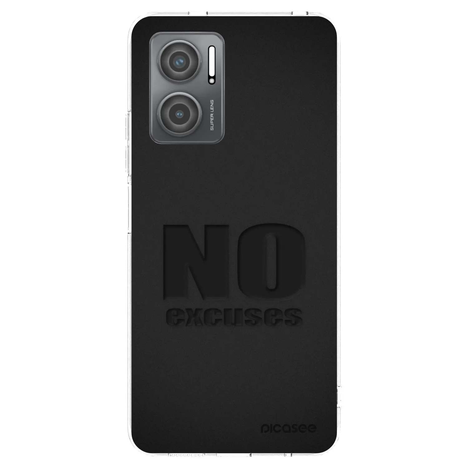 Picasee husă transparentă din silicon pentru Xiaomi Redmi 10 5G - No Excuses