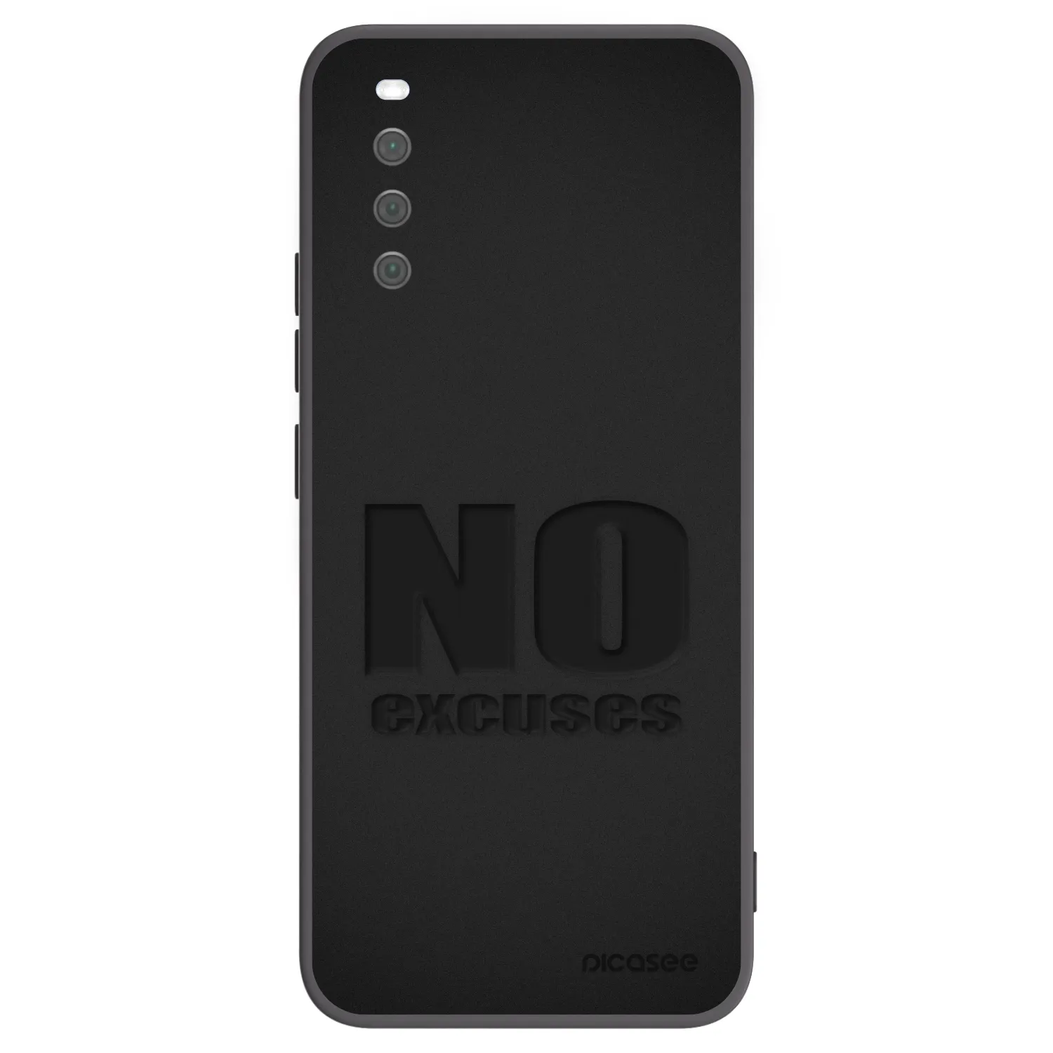 Picasee husă neagră din silicon pentru Sony Xperia 10 III - No Excuses