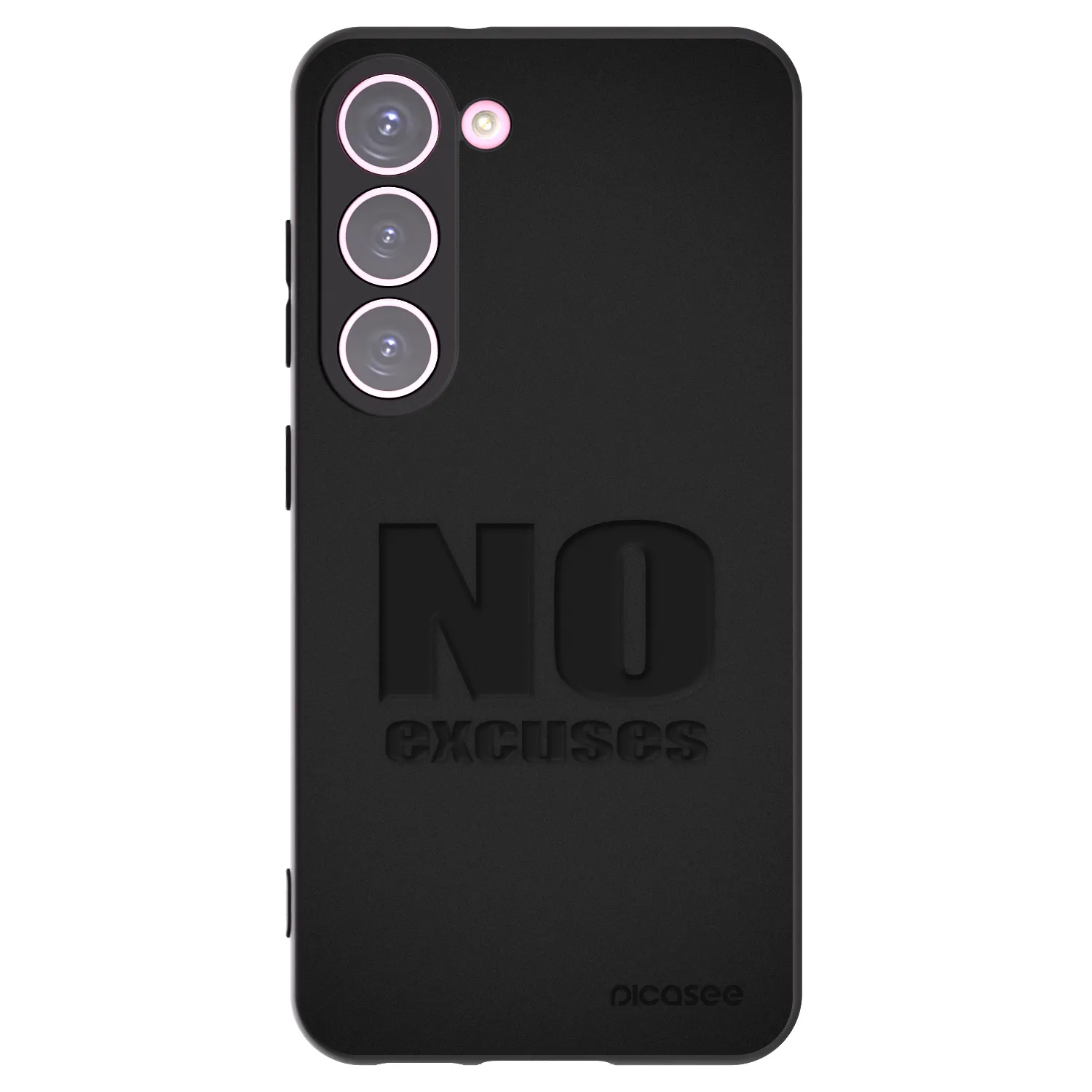Picasee husă neagră din silicon pentru Samsung Galaxy S23 5G - No Excuses