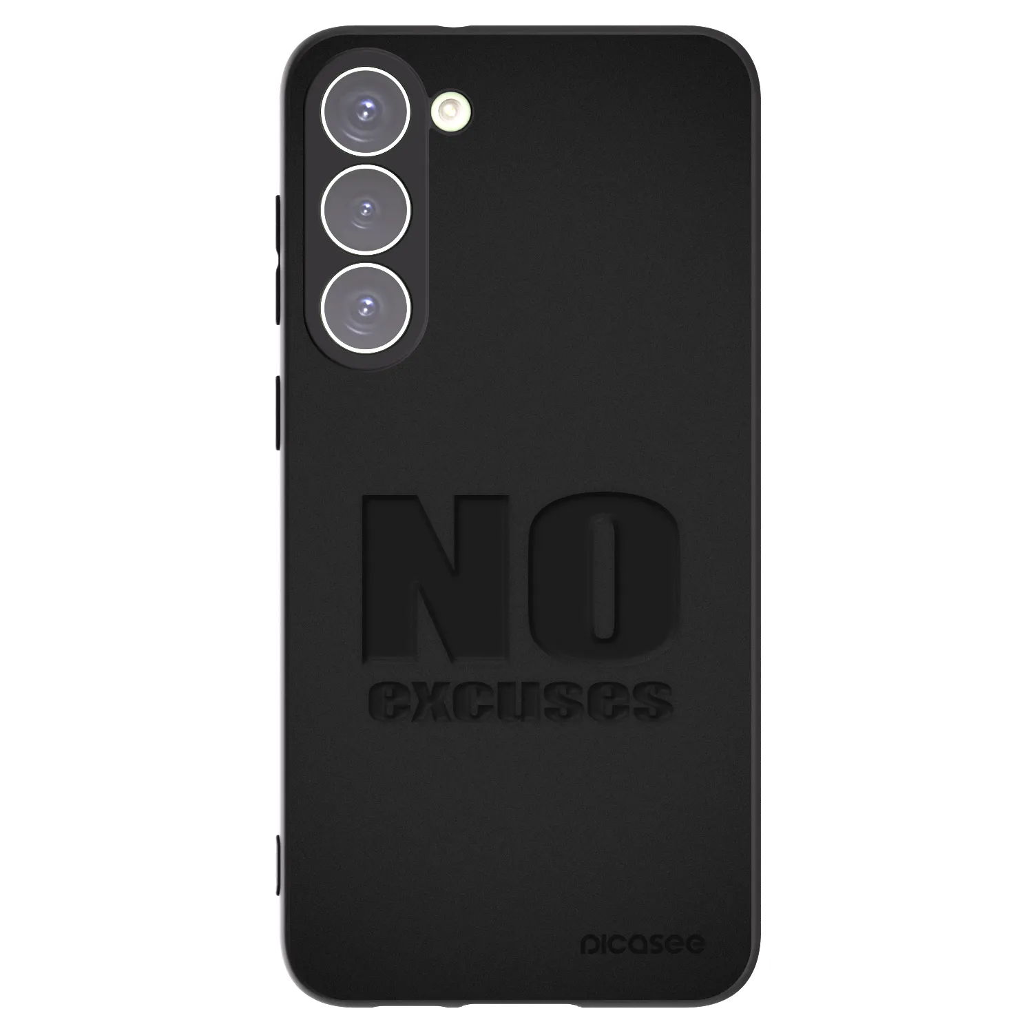 Picasee husă neagră din silicon pentru Samsung Galaxy S23+ 5G - No Excuses