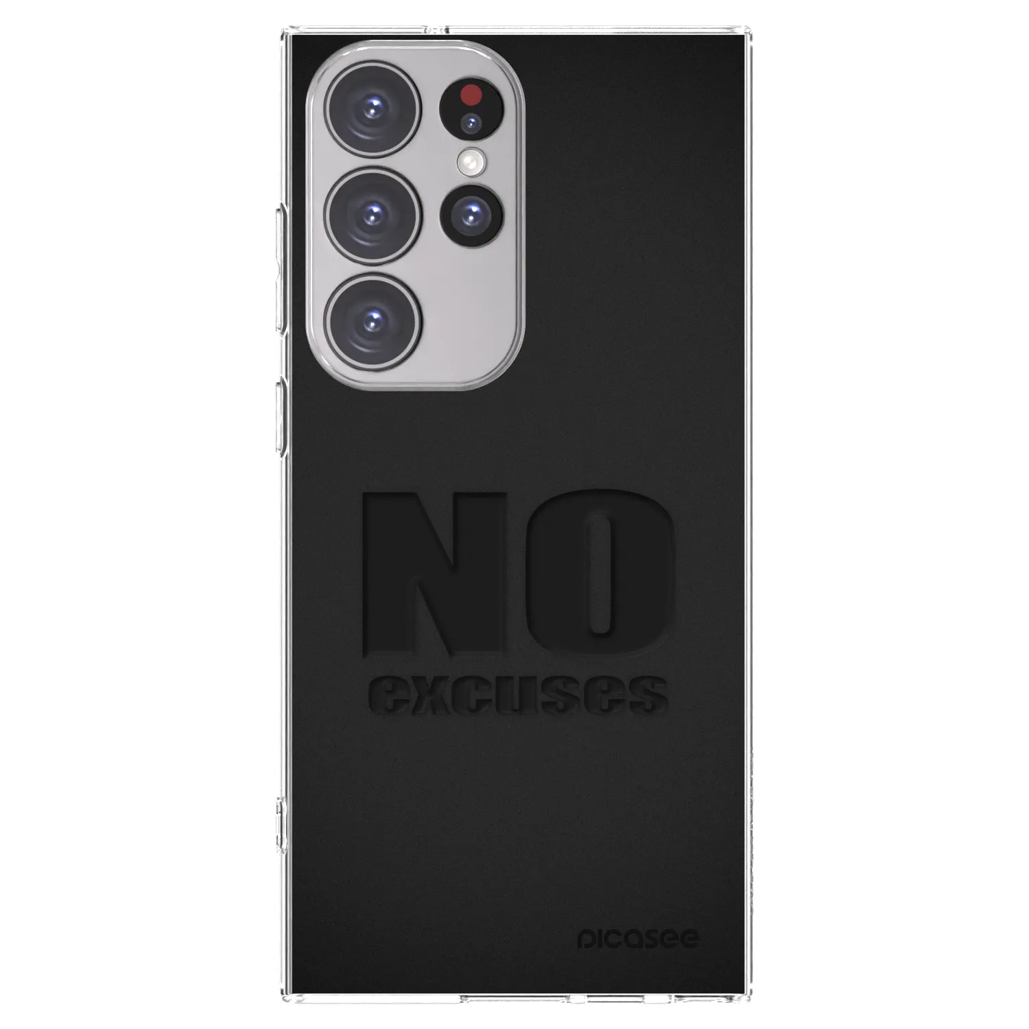 Picasee husă transparentă din silicon pentru Samsung Galaxy S23 Ultra 5G - No Excuses