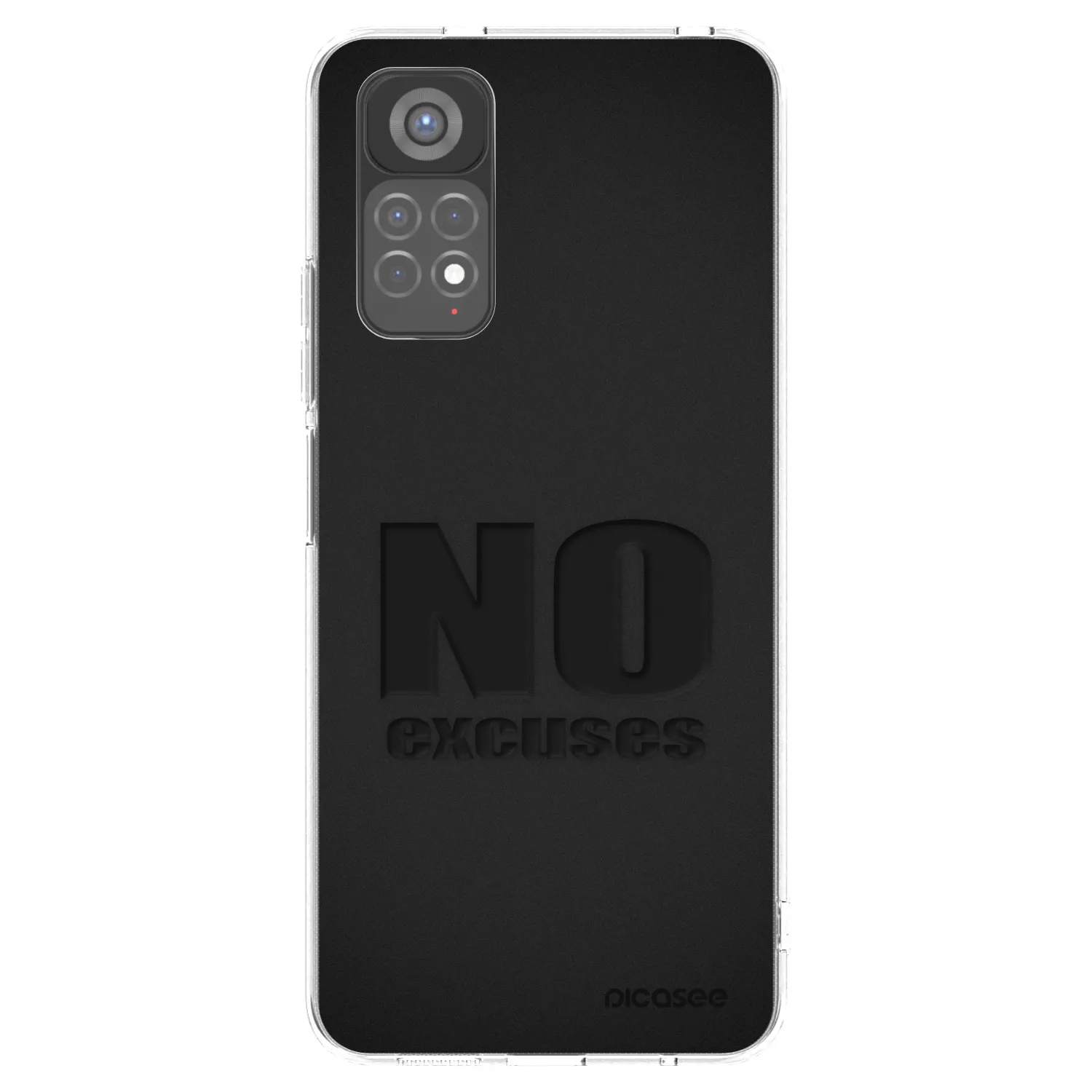 Picasee husă transparentă din silicon pentru Xiaomi Redmi Note 11S 5G - No Excuses