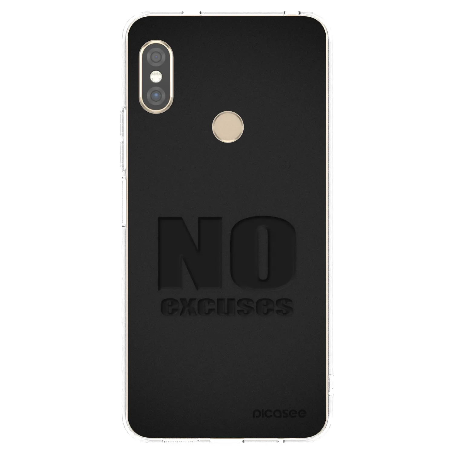 Picasee husă transparentă din silicon pentru Xiaomi Redmi Note 5 Global - No Excuses