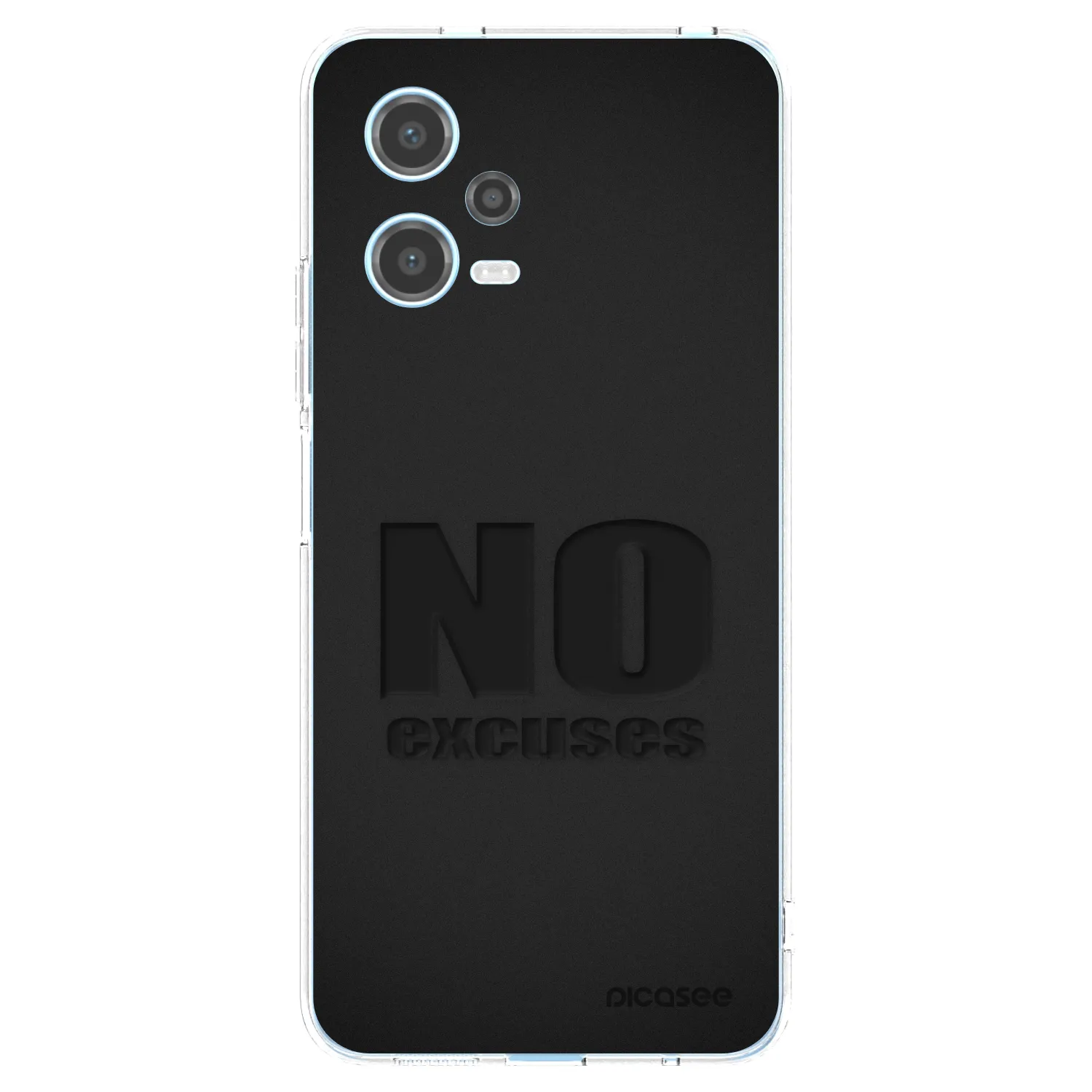 Picasee husă transparentă din silicon pentru Xiaomi Redmi Note 12 5G - No Excuses