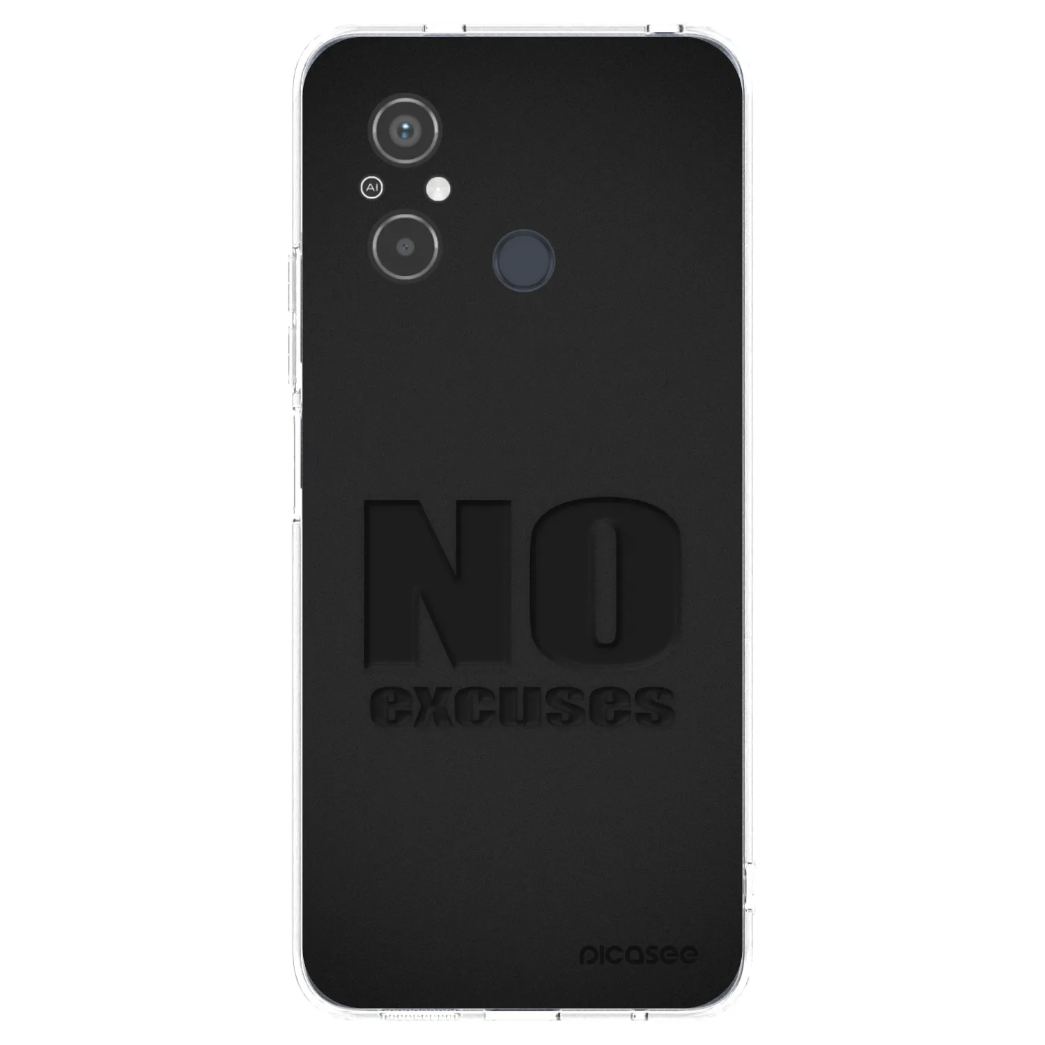 Picasee husă transparentă din silicon pentru Xiaomi Redmi 12C - No Excuses