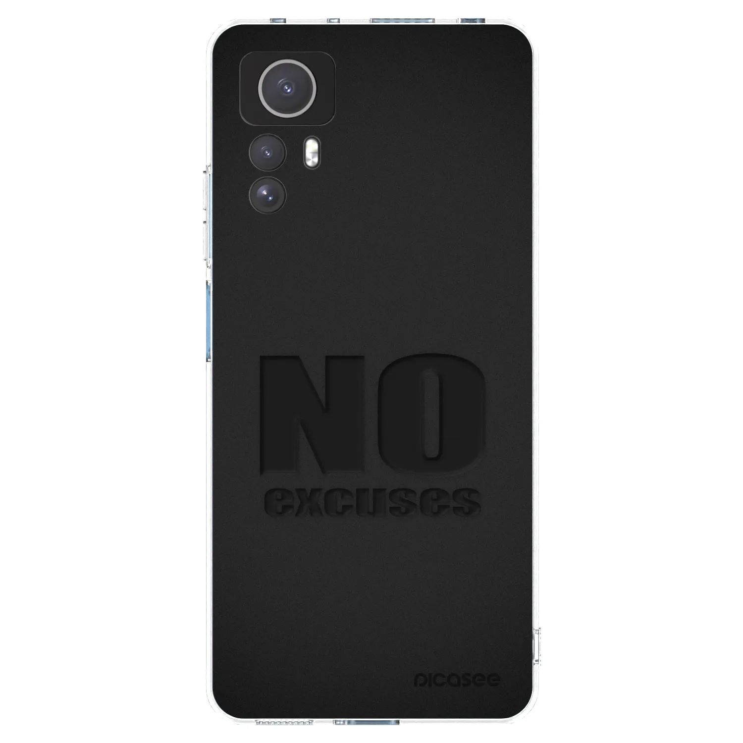 Picasee husă transparentă din silicon pentru Xiaomi Redmi Note 12S - No Excuses
