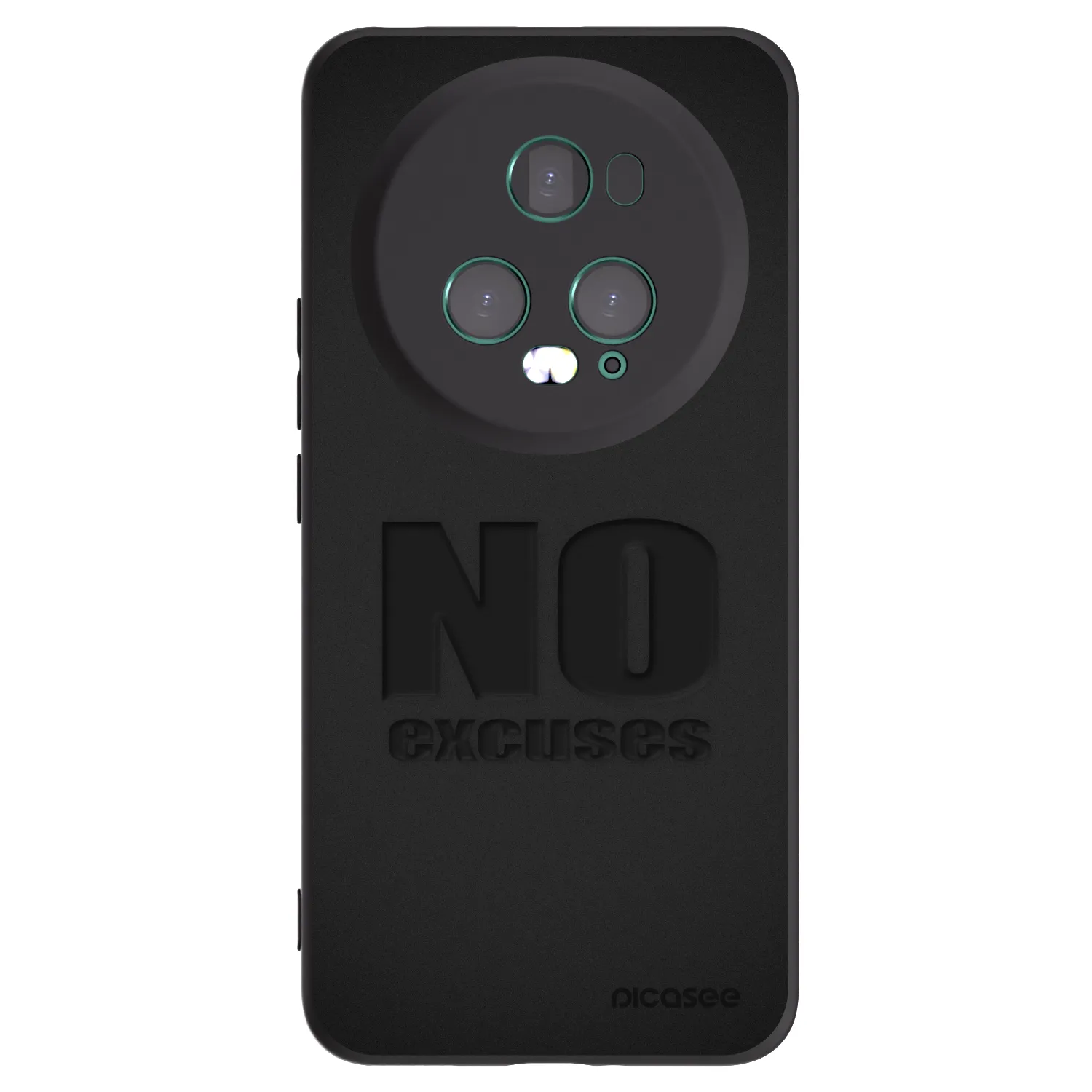 Picasee husă neagră din silicon pentru Honor Magic5 Pro - No Excuses